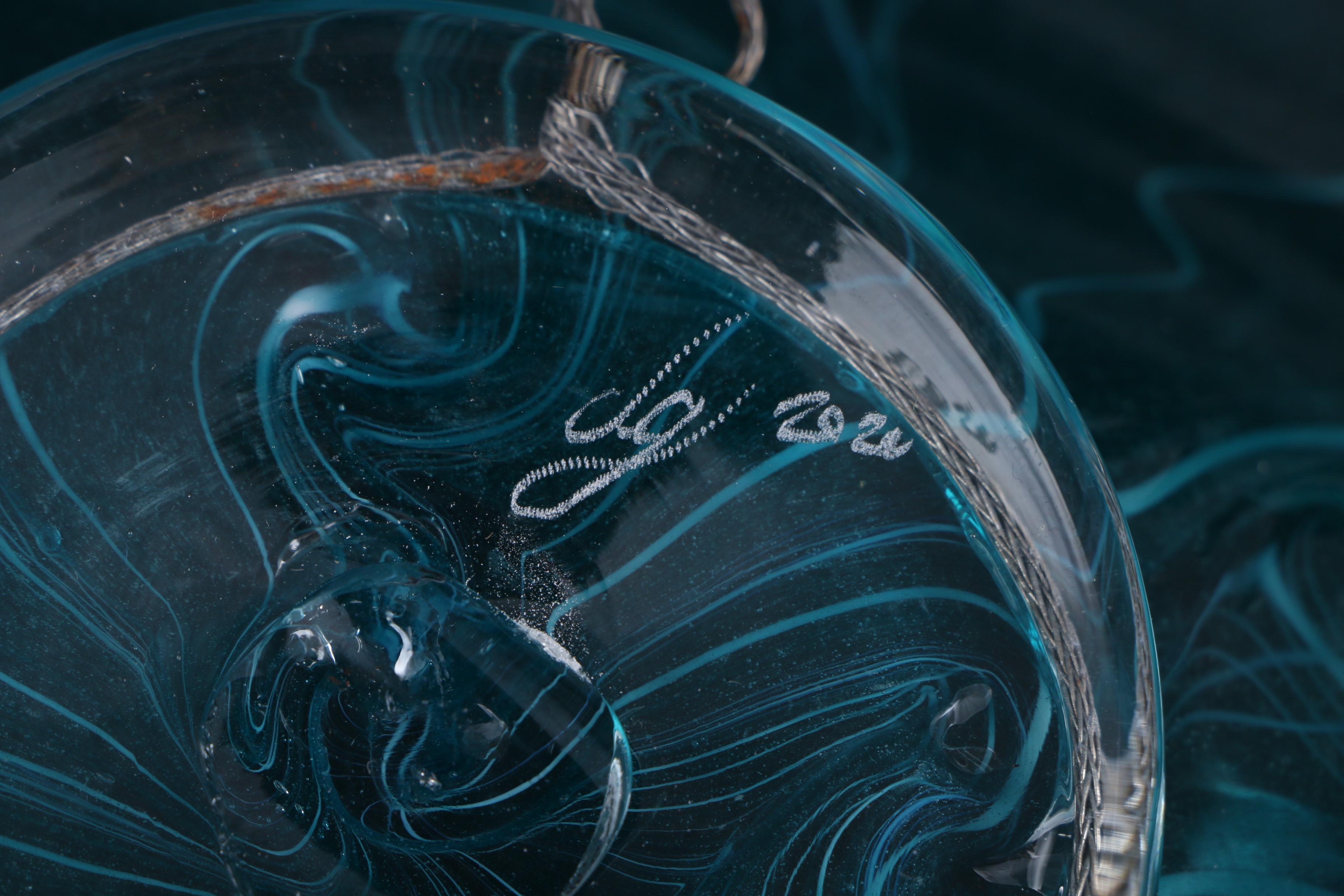 Darren Goodman Hand-Blown Glass Centerpiece, 2020