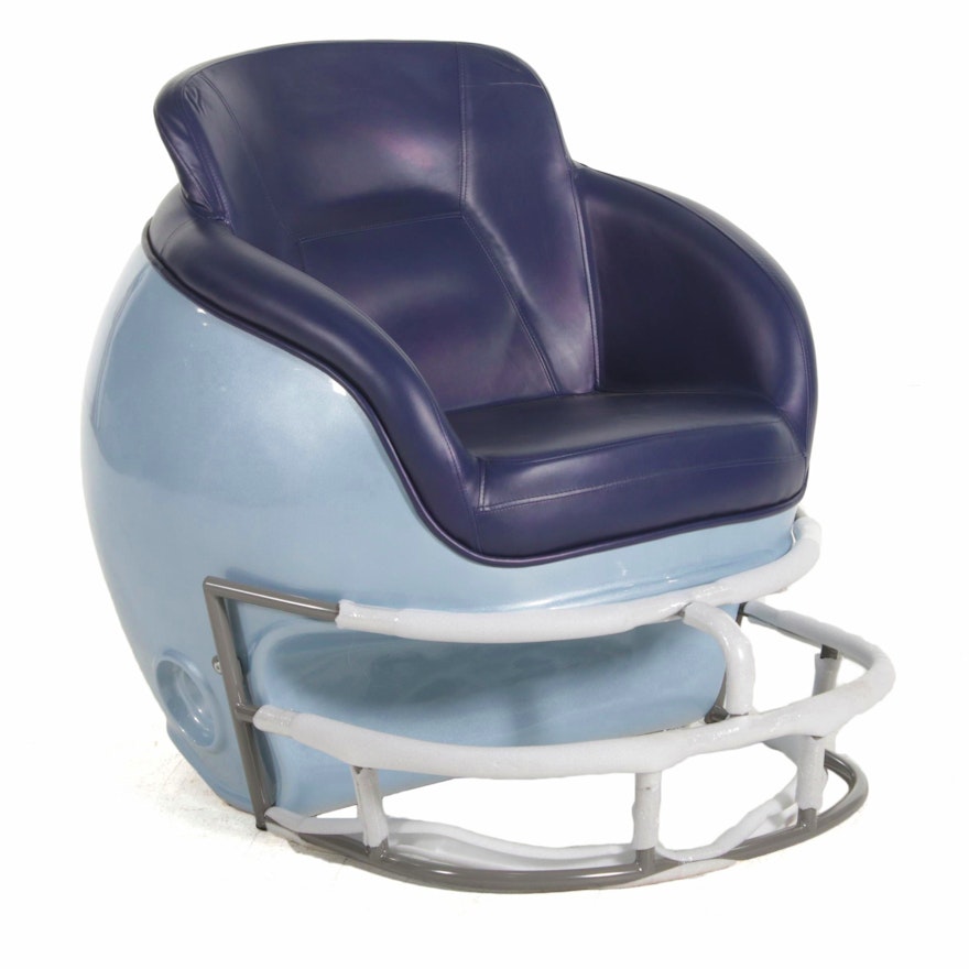 Kentax "Butt N Head" Helmet Shaped Football Lounge Chair, 21st Century