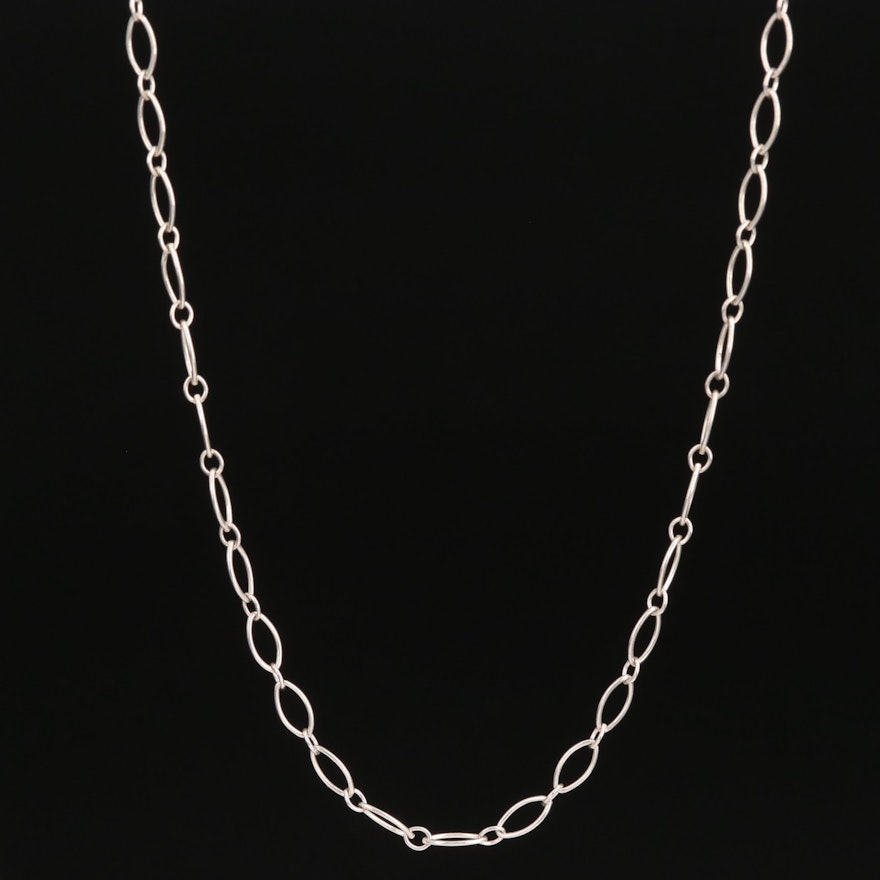 Tiffany & Co. Sterling Oval Link Necklace