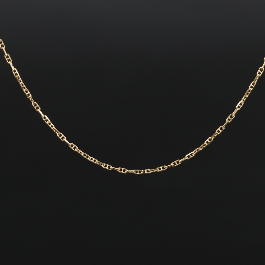 14K Mariner Link Chain Necklace