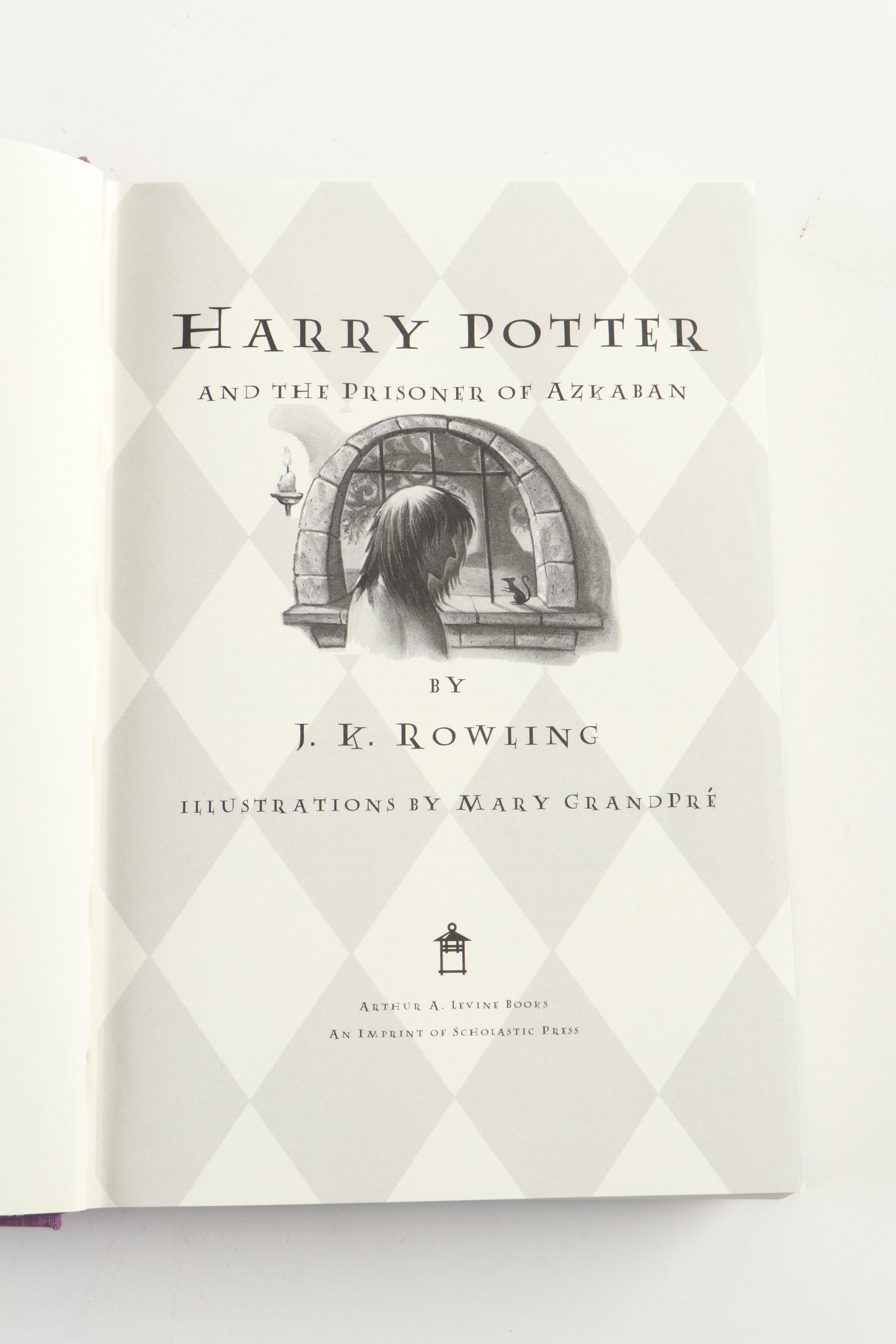 Partial First American Edition "Harry Potter" Series by J. K. Rowling