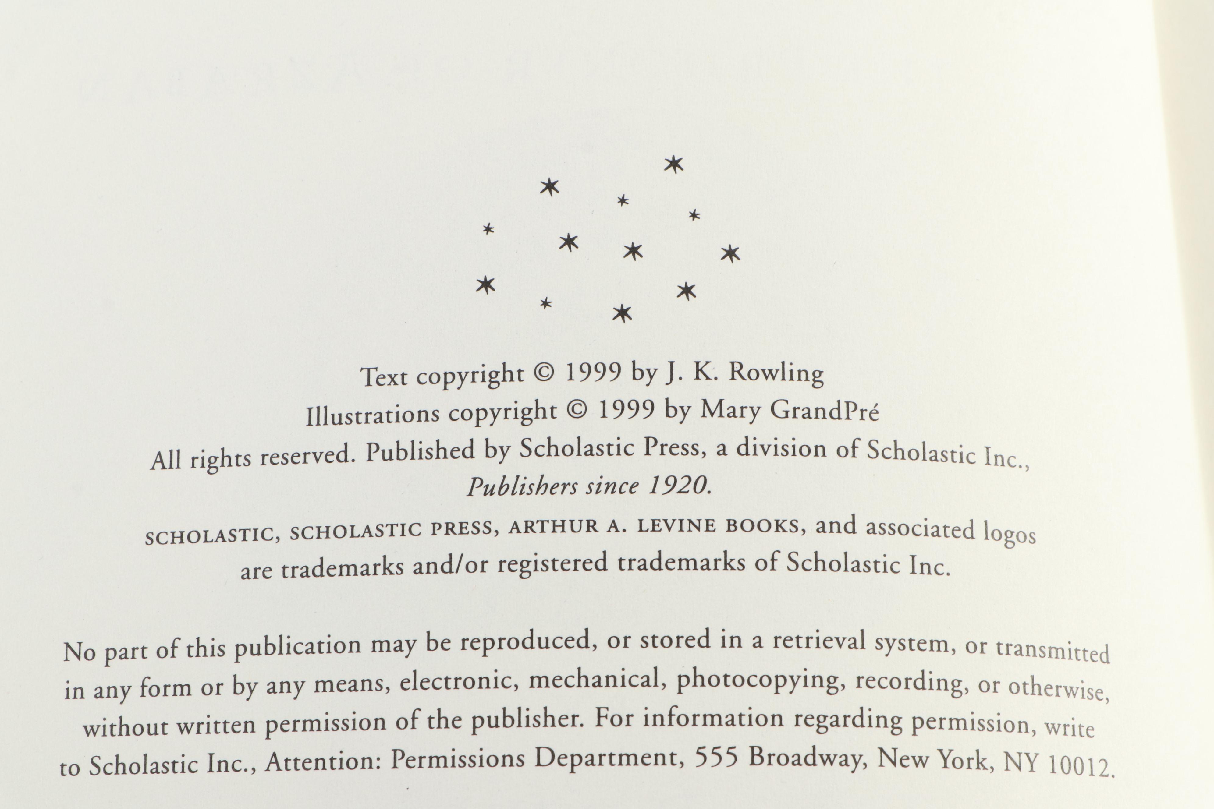 Partial First American Edition "Harry Potter" Series by J. K. Rowling