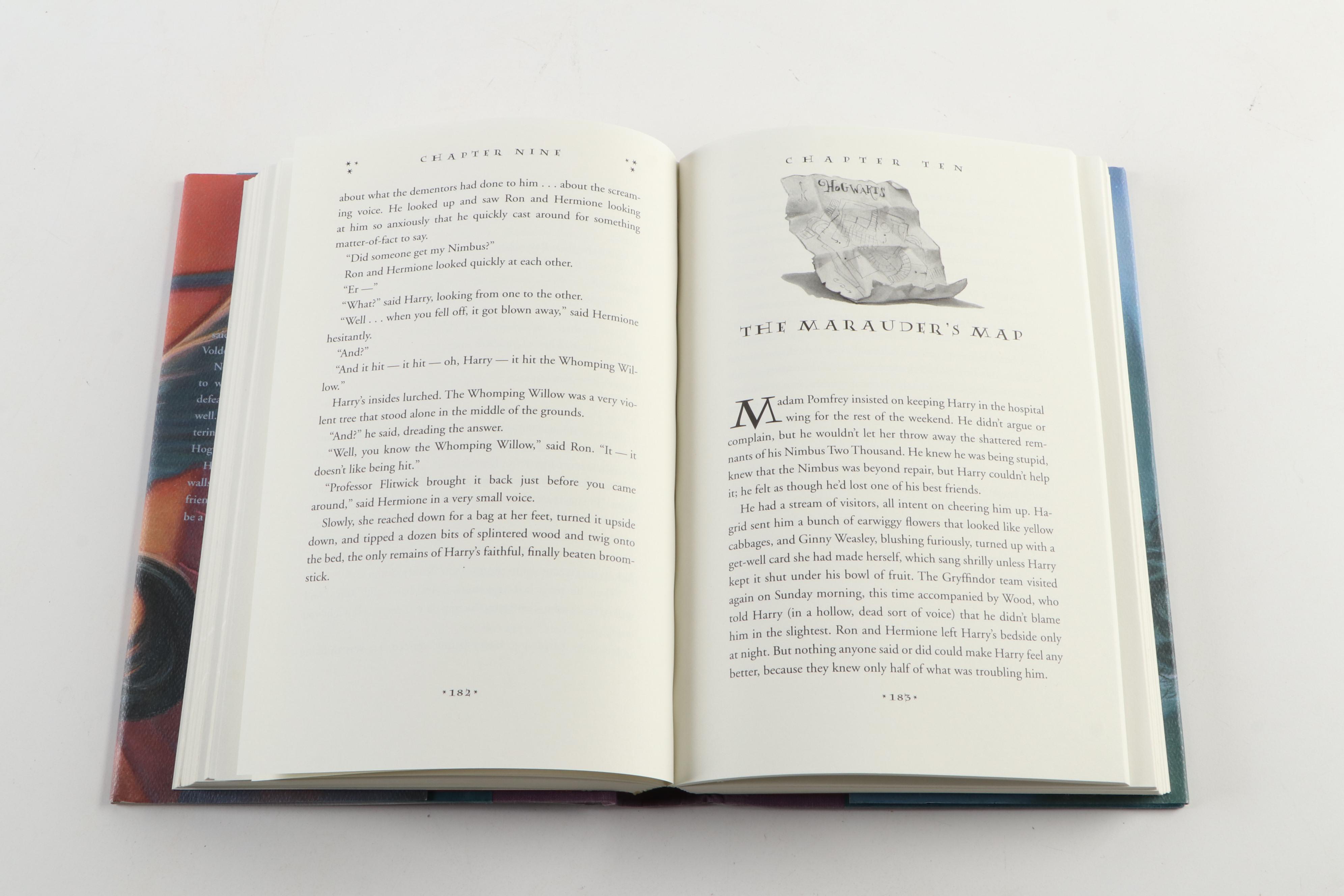 Partial First American Edition "Harry Potter" Series by J. K. Rowling