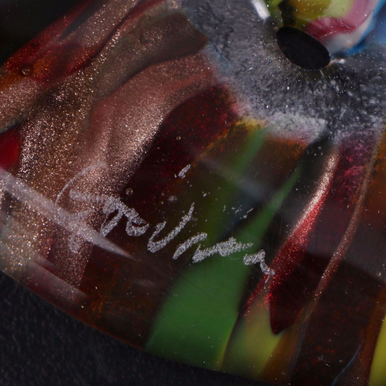 Darren Goodman Abstract Fused Glass Wall Sculpture, 21st Century