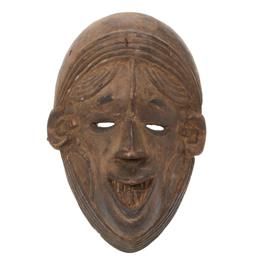 Idoma Style Wooden Mask, Nigeria