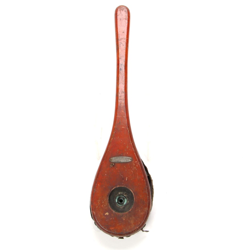 The M.C. Lilley Co. Vaudeville or Fraternal Order Slapstick Paddle, Antique