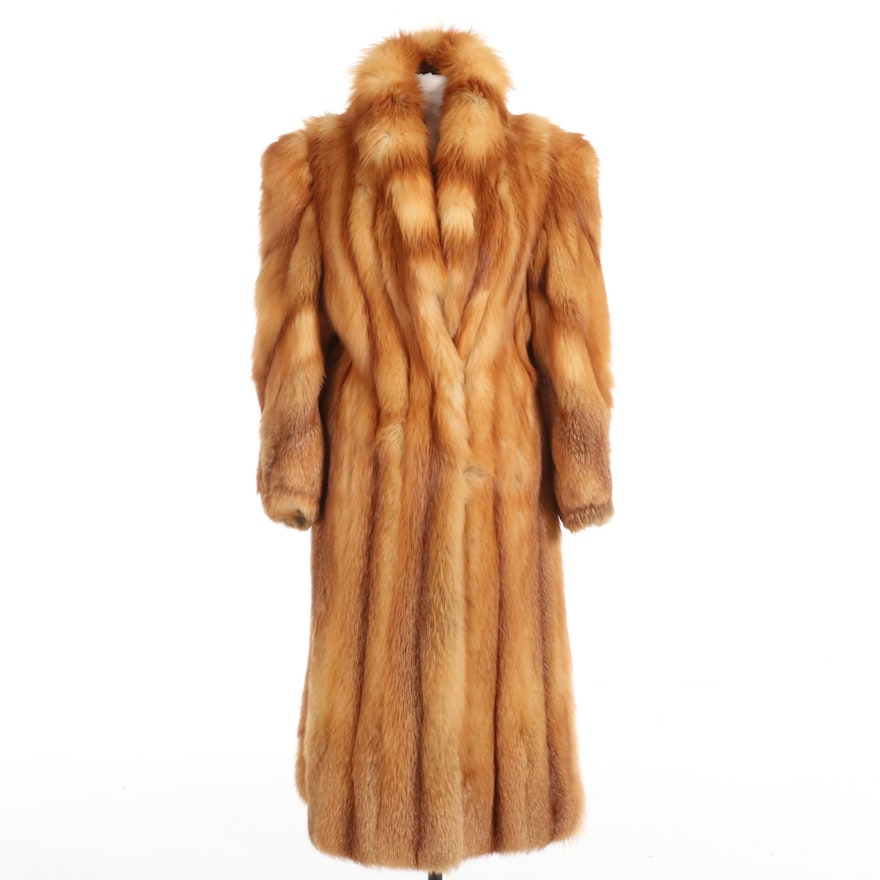 Red Fox Fur Coat