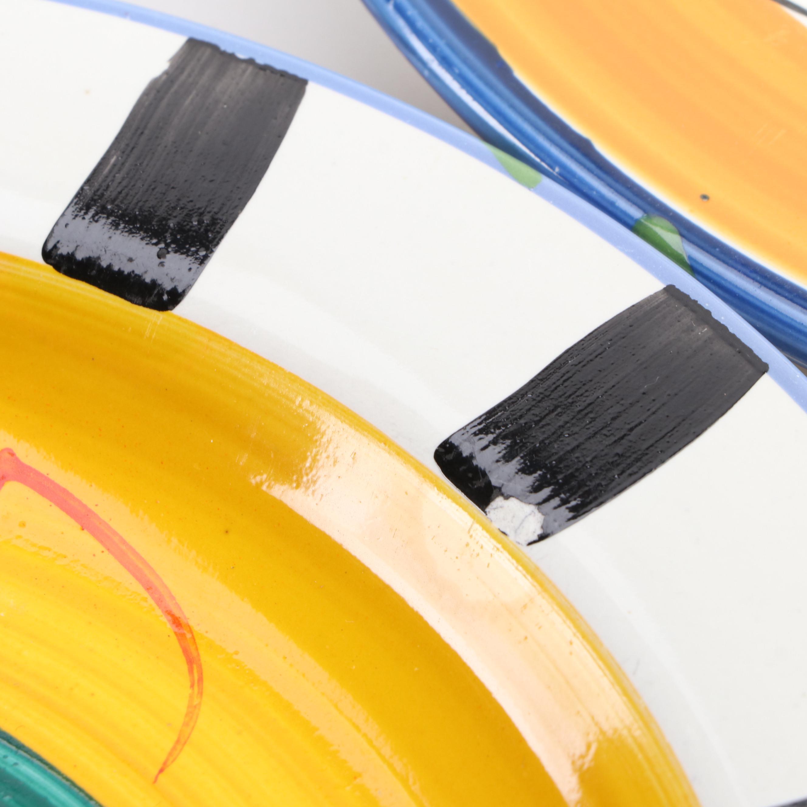 Clementina Ceramic Studio "Africa Cafe" Dinnerware, Late 20th Century