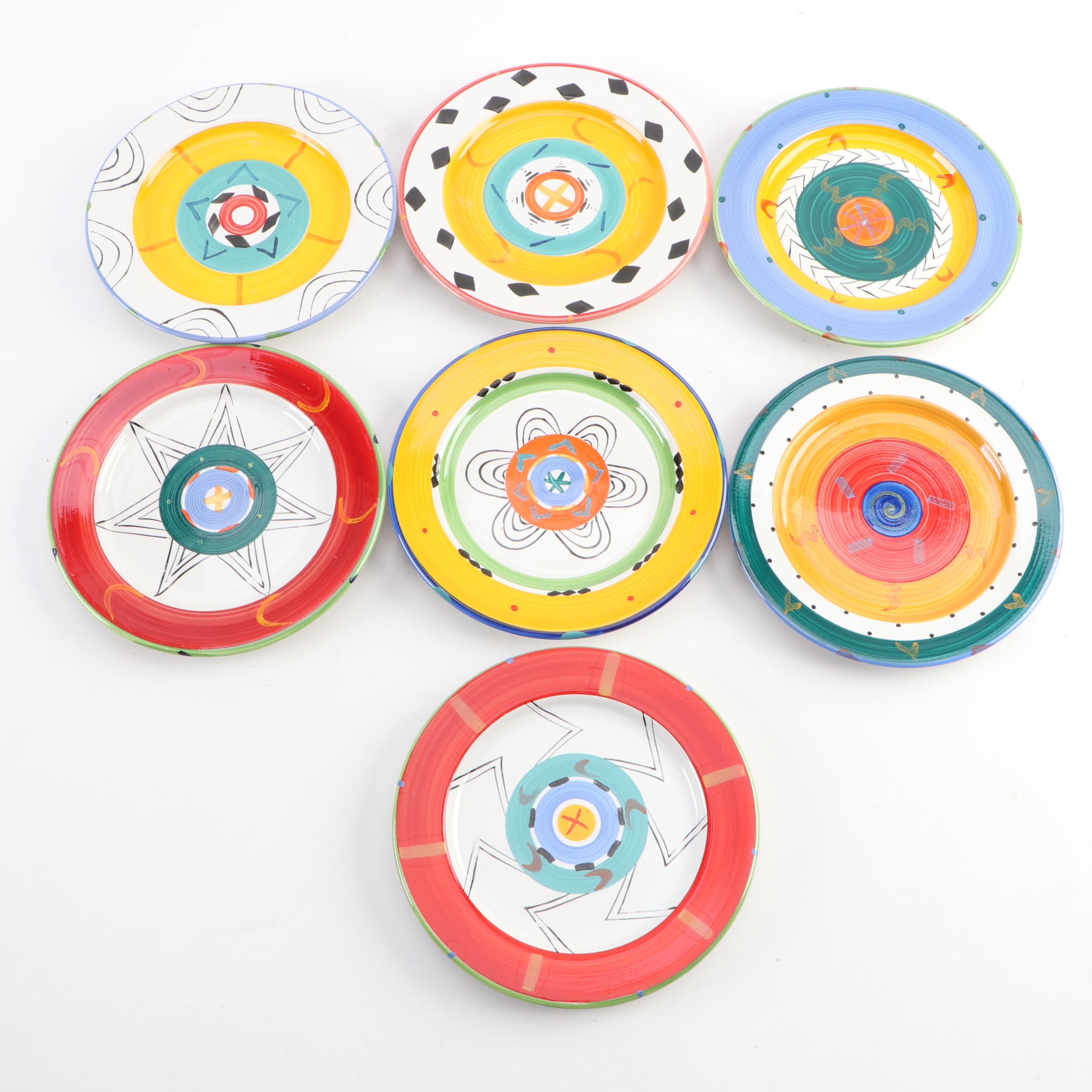 Clementina Ceramic Studio "Africa Cafe" Dinnerware, Late 20th Century