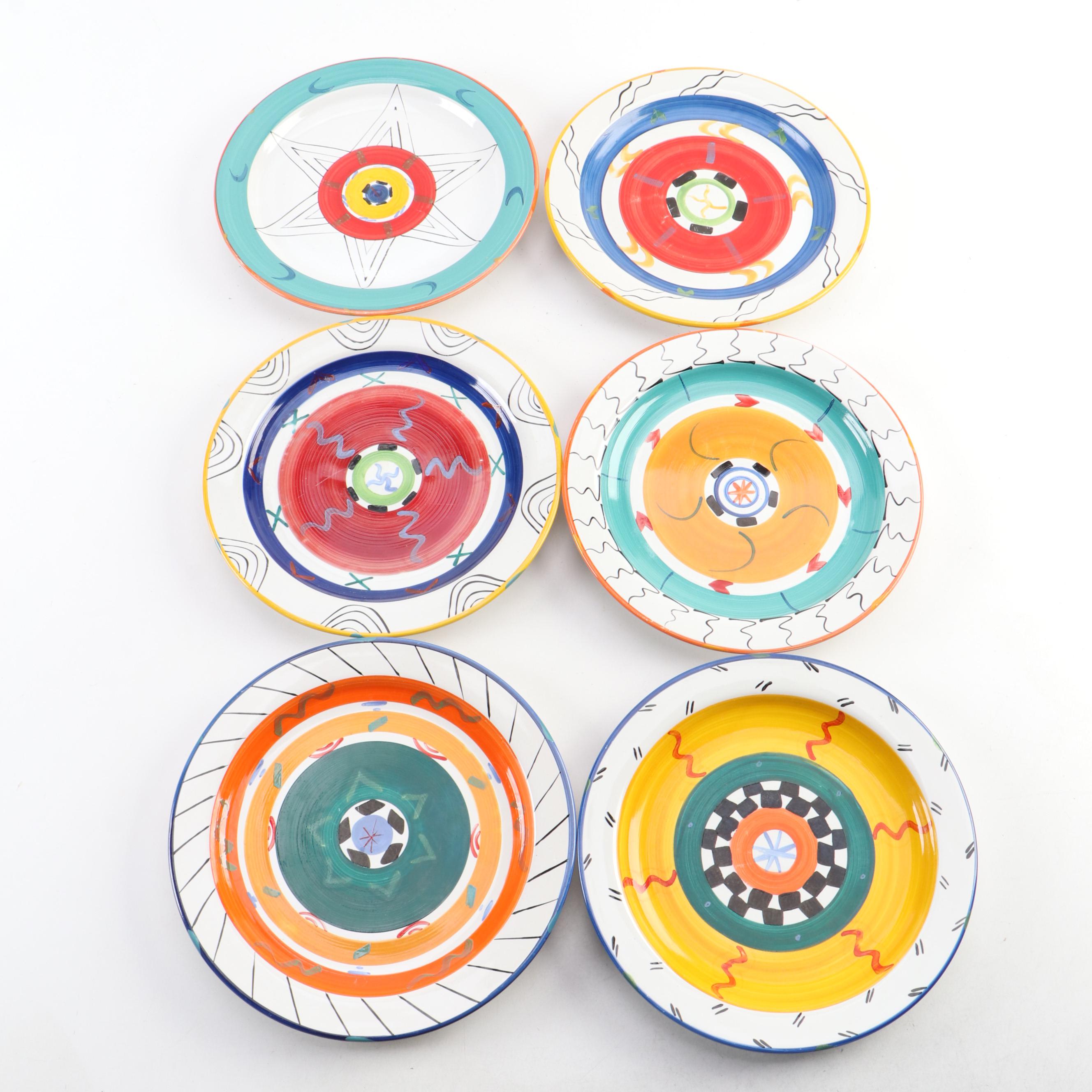 Clementina Ceramic Studio "Africa Cafe" Dinnerware, Late 20th Century