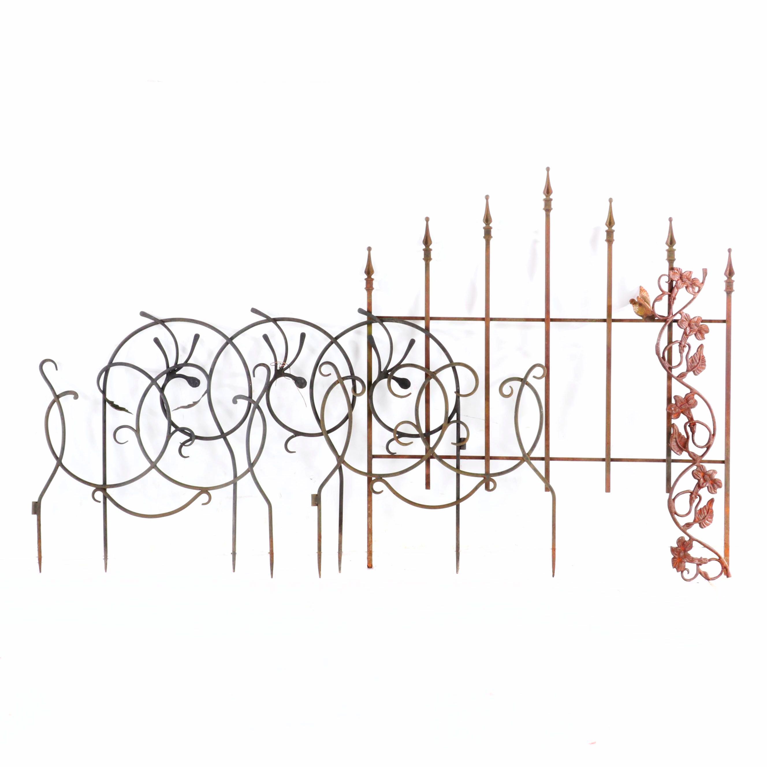Decorative Iron Fence Segments