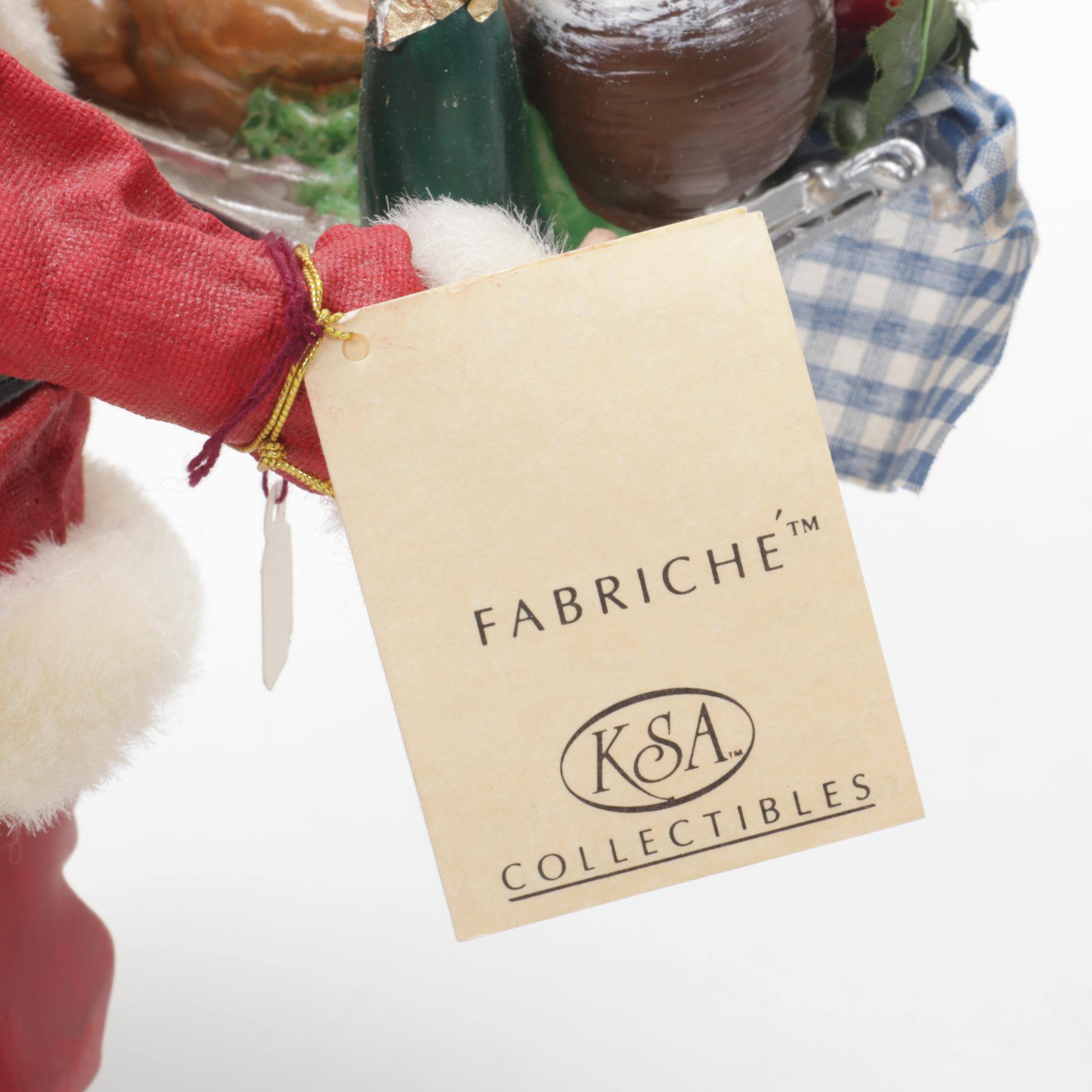 Possible Dreams Clothtique and KSA Collectibles Santa Figurines