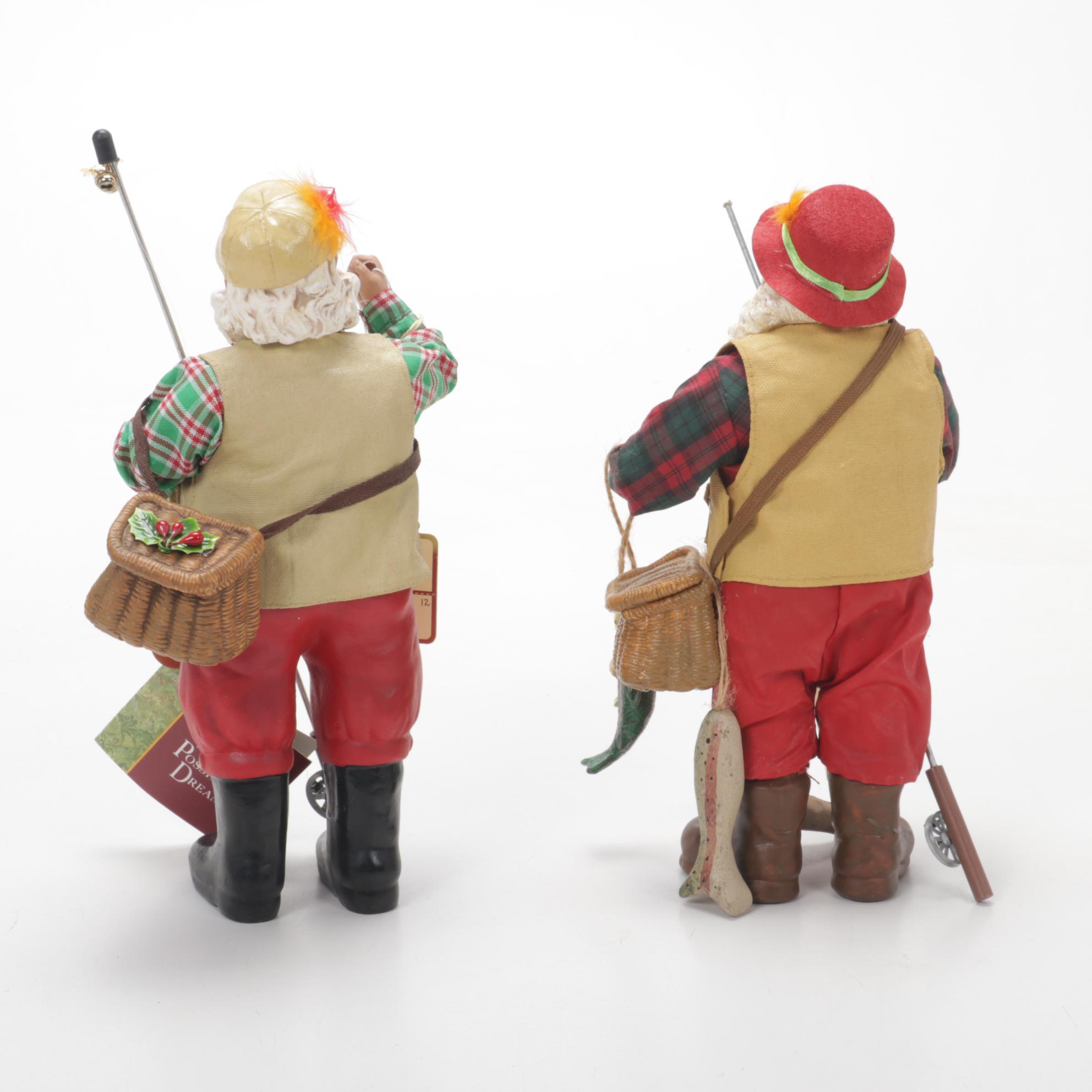 Possible Dreams Clothtique and KSA Collectibles Santa Figurines