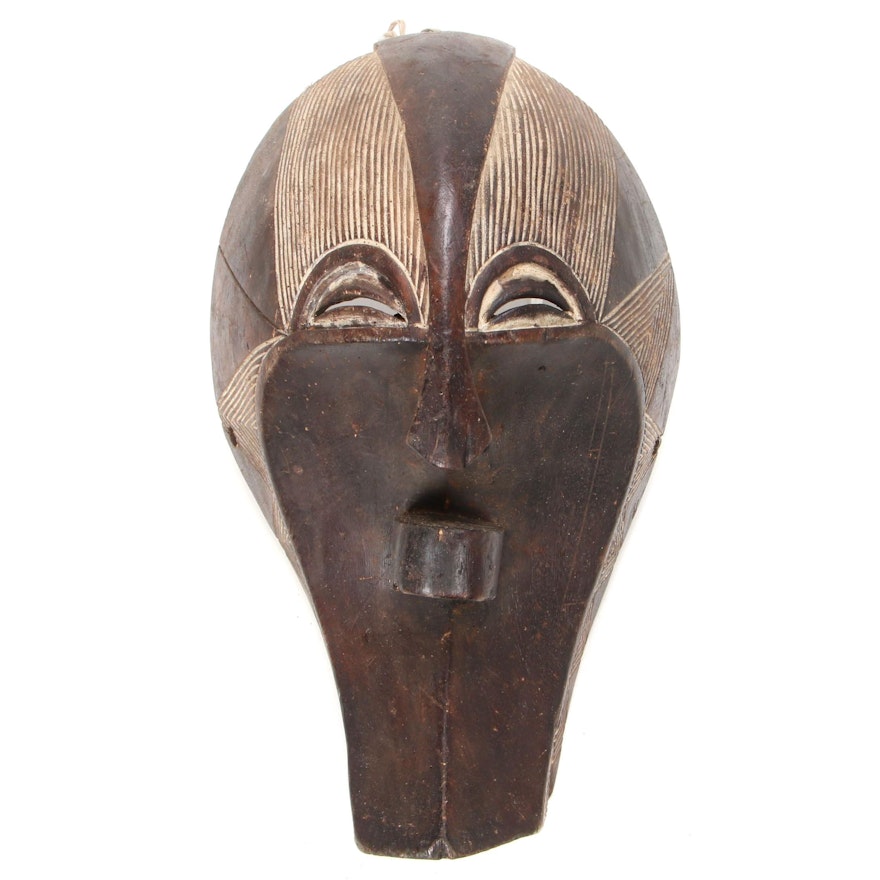 Songye Style Wooden Mask, Democratic Republic of the Congo