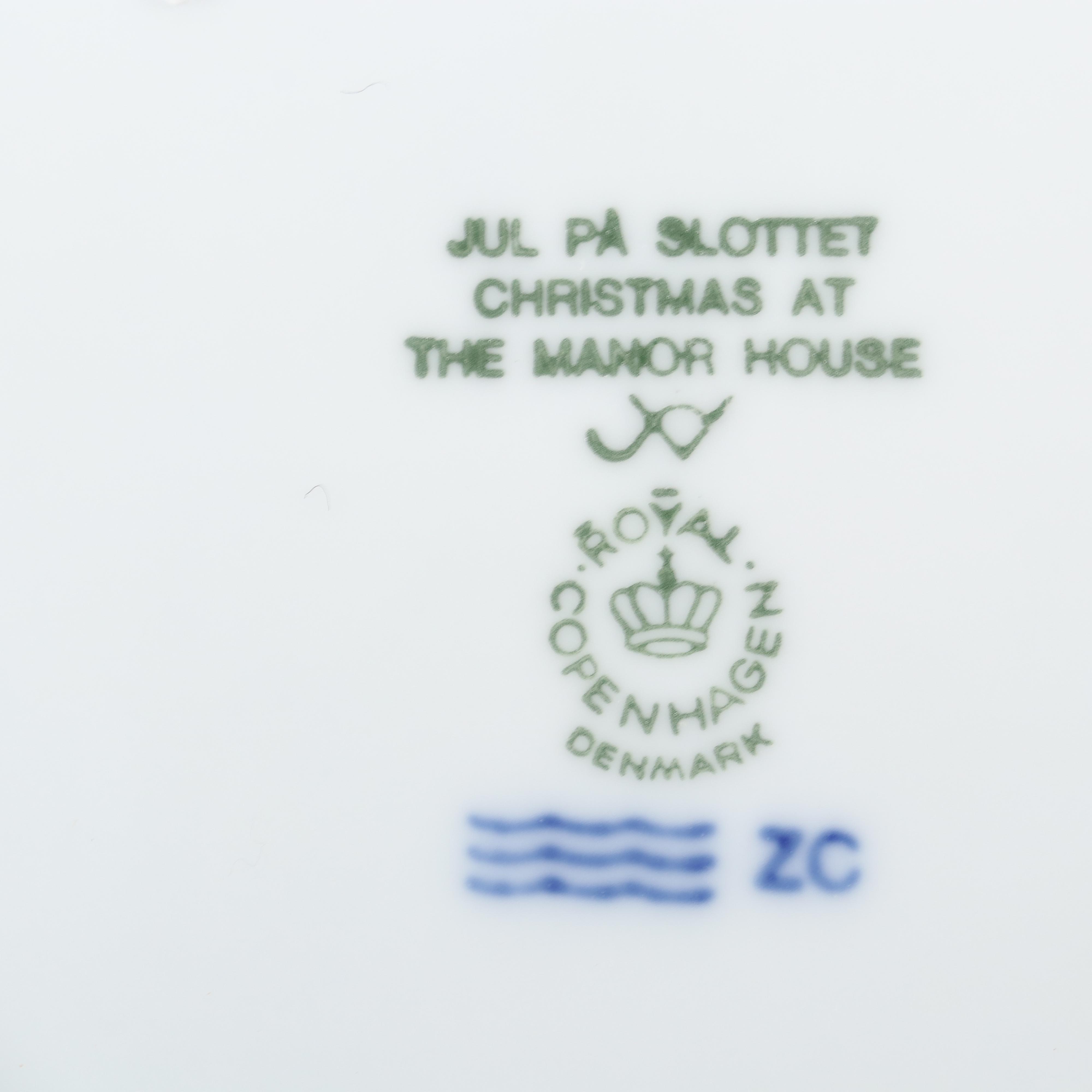 Royal Copenhagen "Trimming the Tree" and Other Porcelain Christmas Plates