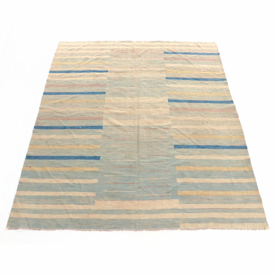 8' x 9'9 Handwoven Gabbeh Wool Area Rug