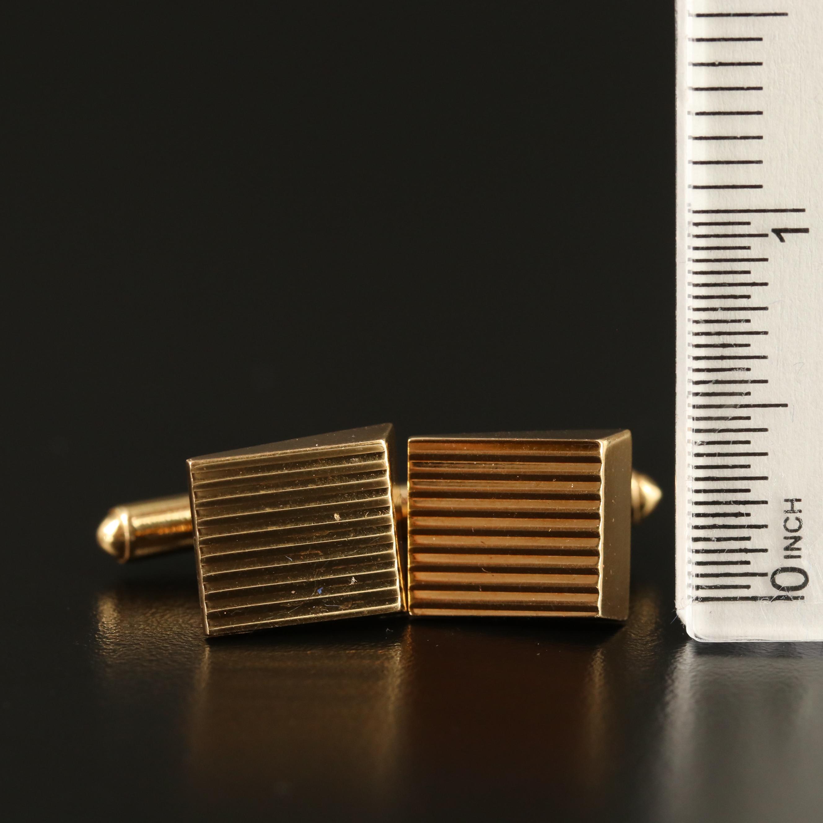 Vintage Larter & Sons 14K Asymmetric Men's Dress Set