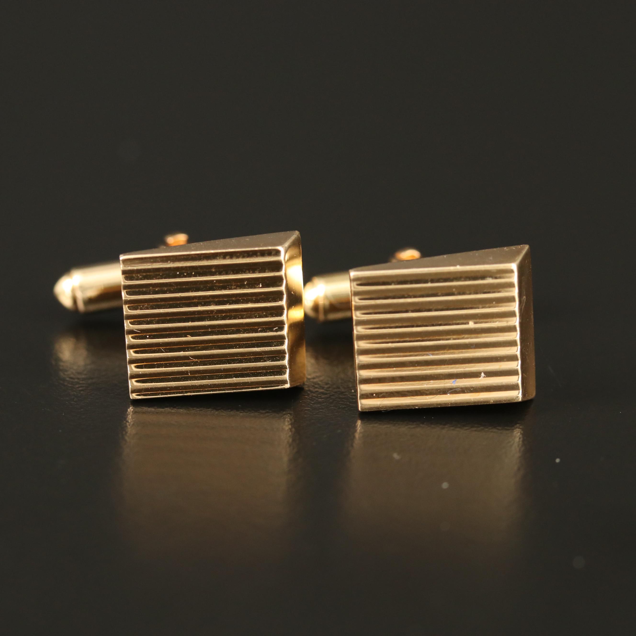 Vintage Larter & Sons 14K Asymmetric Men's Dress Set