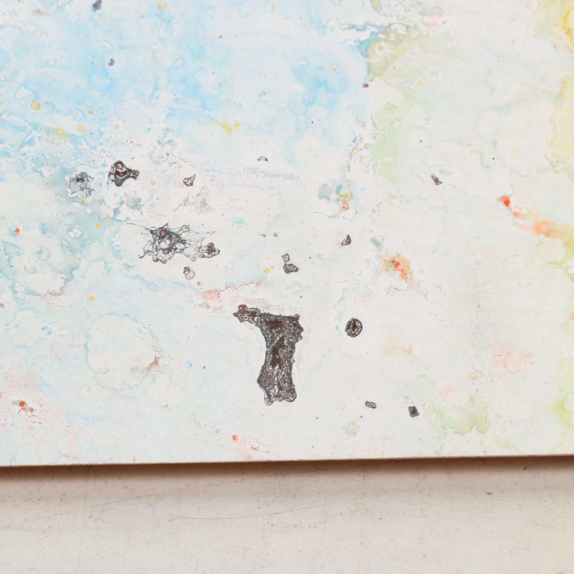 Paul Mathisen Abstract Mixed Media Painting "Miami Nights #14"