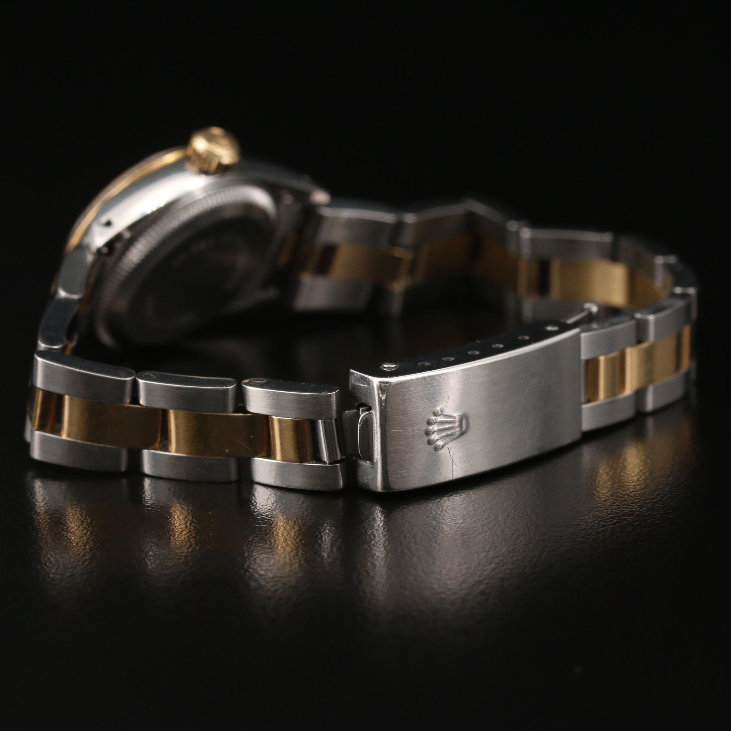 1991 Rolex Oyster Perpetual 18K Gold and Stainless Steel Automatic Watch