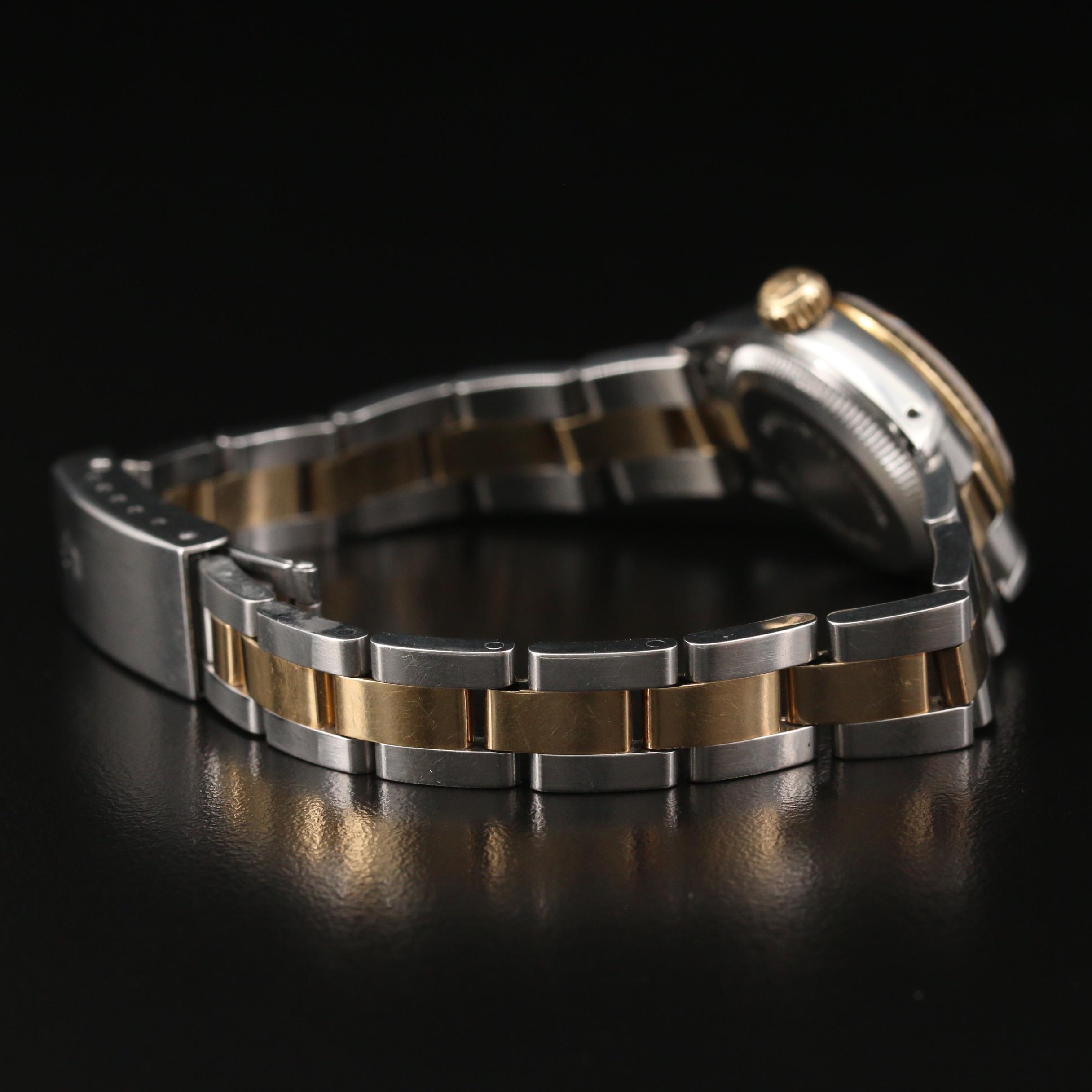 1991 Rolex Oyster Perpetual 18K Gold and Stainless Steel Automatic Watch