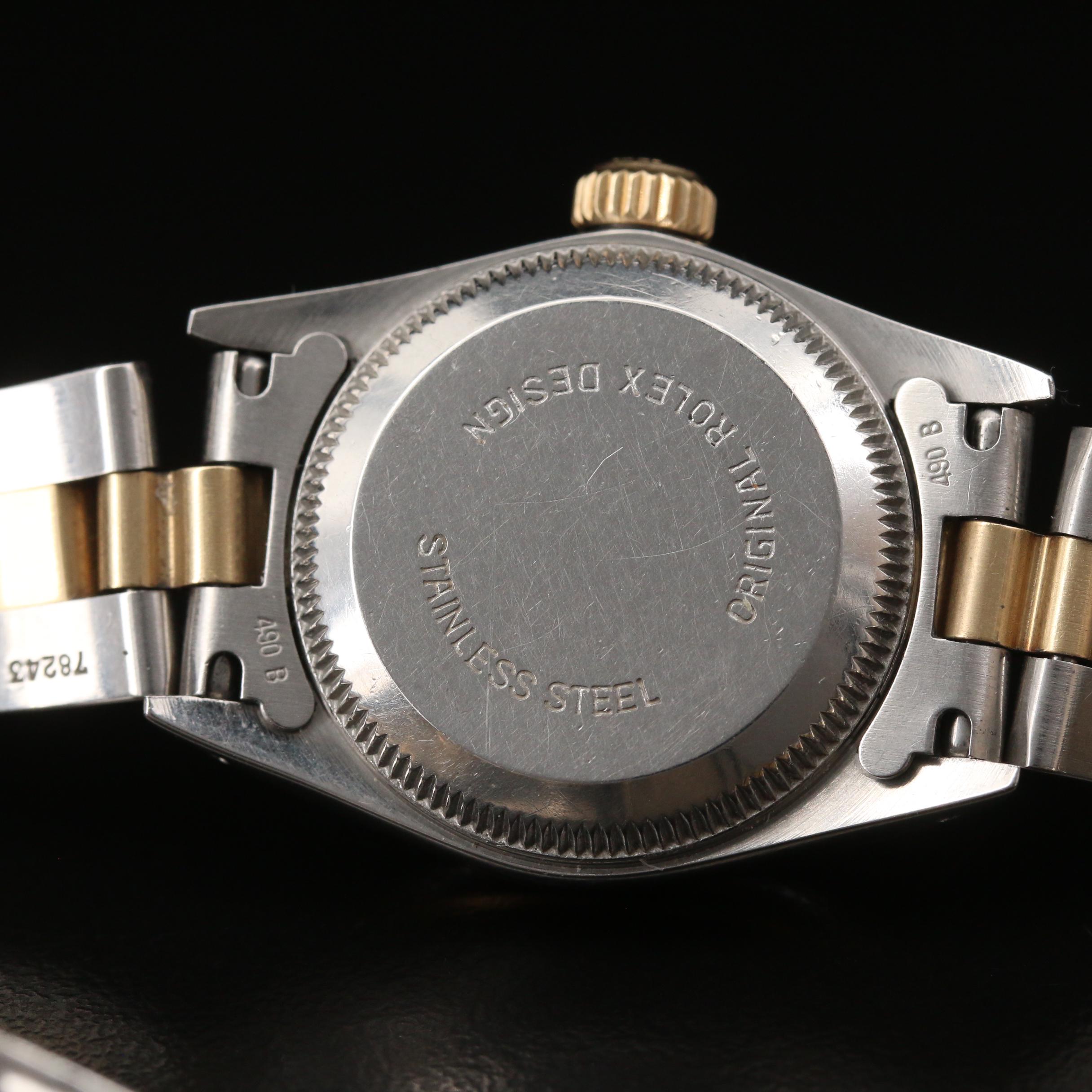 1991 Rolex Oyster Perpetual 18K Gold and Stainless Steel Automatic Watch