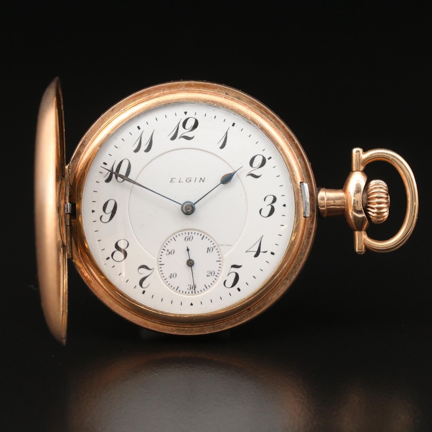 1912 Elgin Hunting Case Pocket Watch