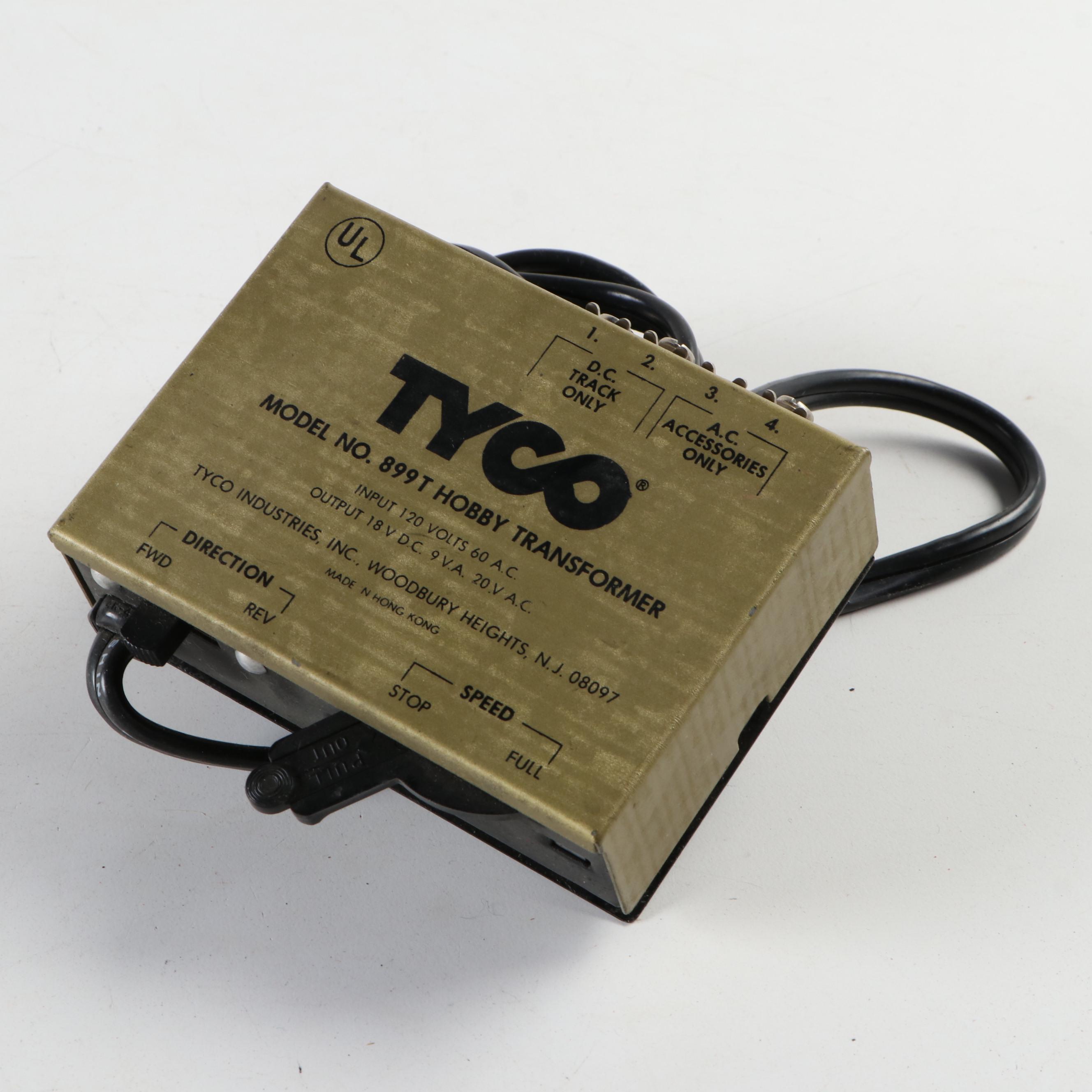 Tyco Train Set Including "Bridge and Trestle Set" and "Bandwagon Car"