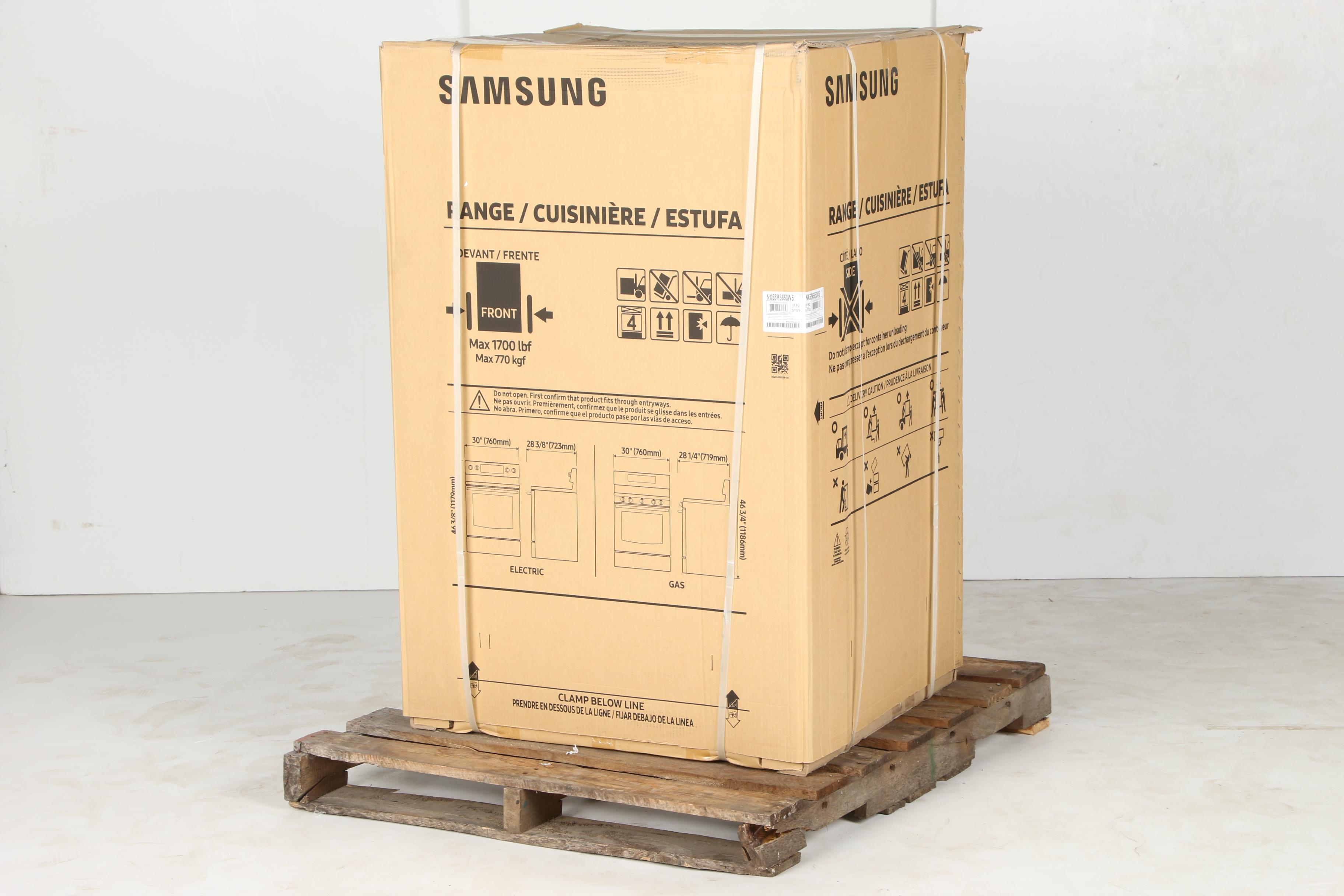 Samsung 5.8 Cu. Ft. Freestanding Stainless Steel Gas Convection Range