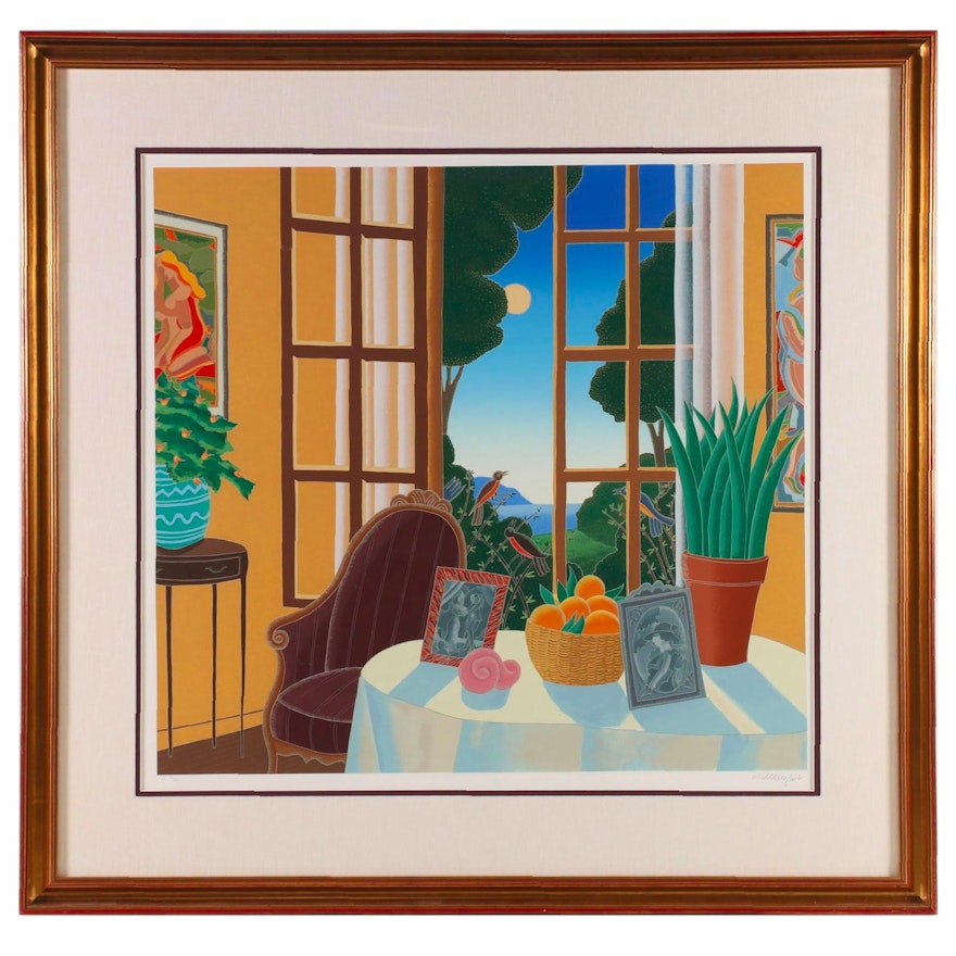 Thomas McKnight Serigraph "Open Window"