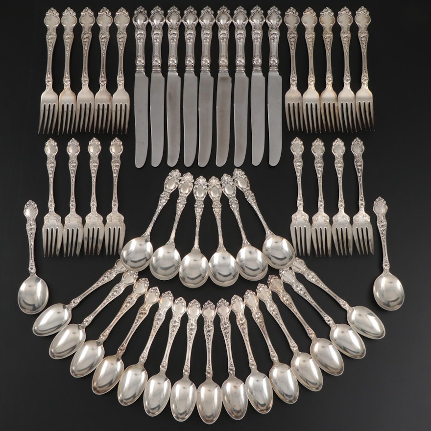 R. Wallace & Sons "Violet" Sterling Silver Flatware