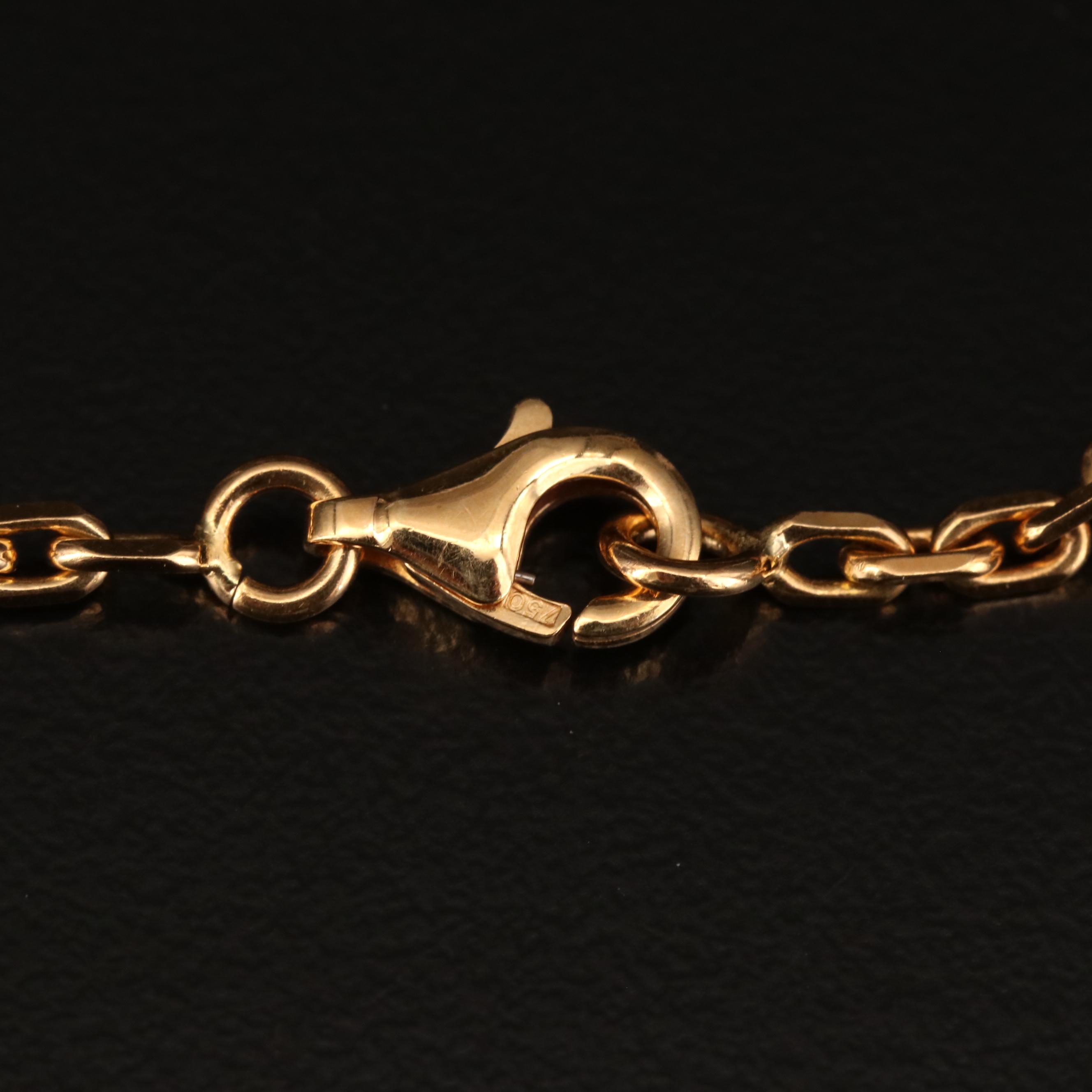 Van Cleef and Arpels "Alhambra" 18K Black Onyx Necklace