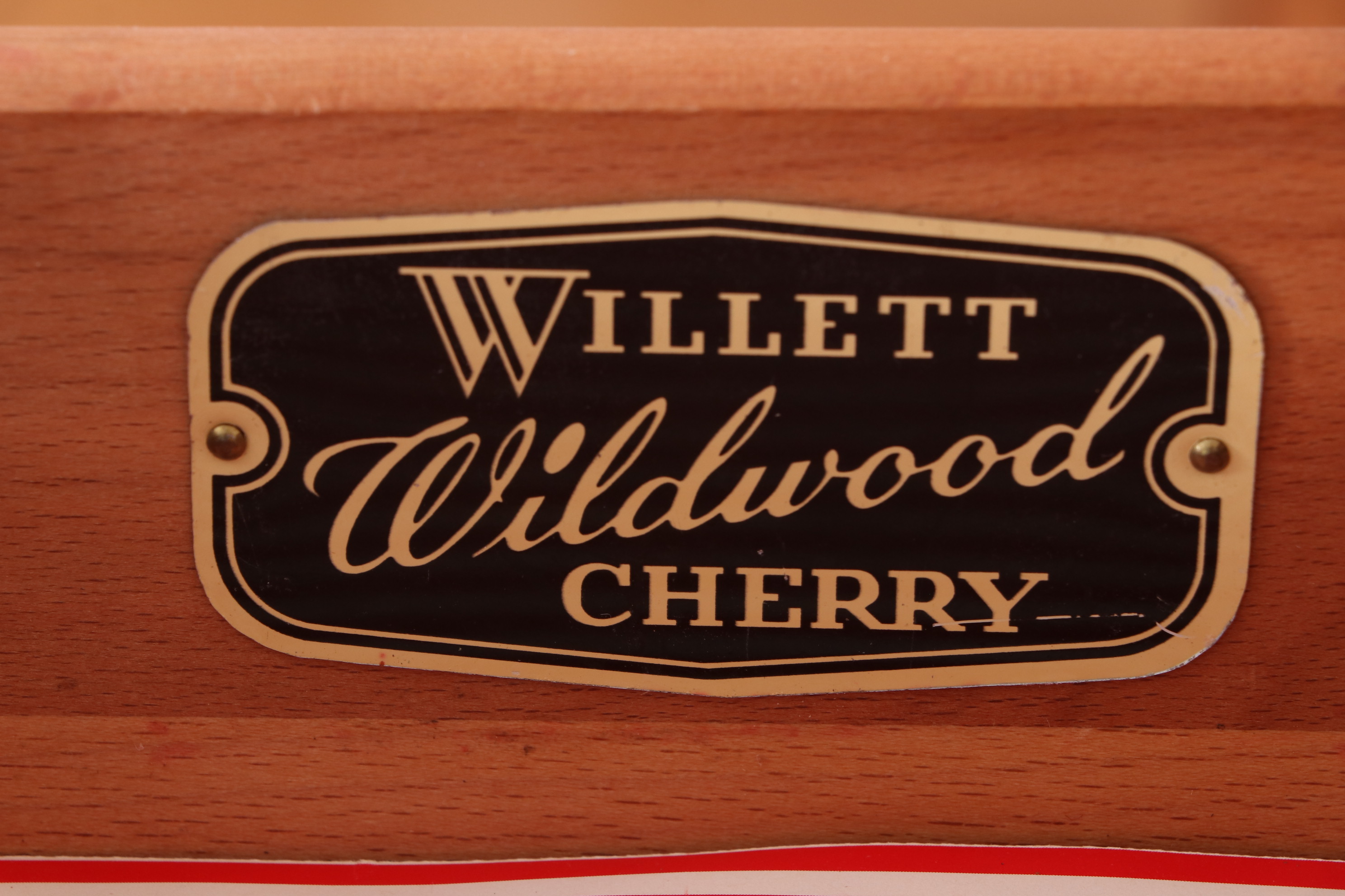 Willett Wildwood Cherry Chippendale Style Buffet, Mid-20th Century