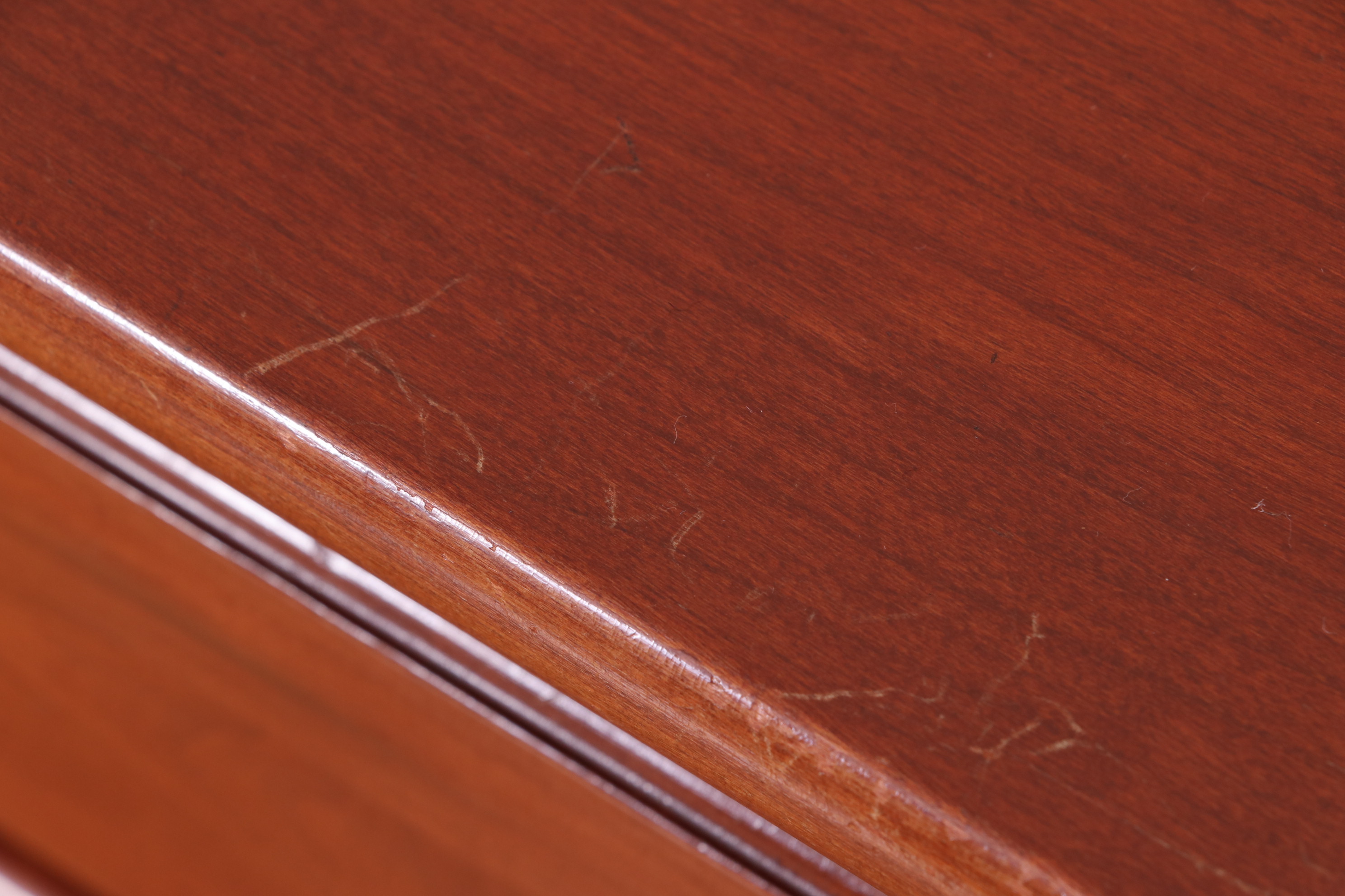 Willett Wildwood Cherry Chippendale Style Buffet, Mid-20th Century