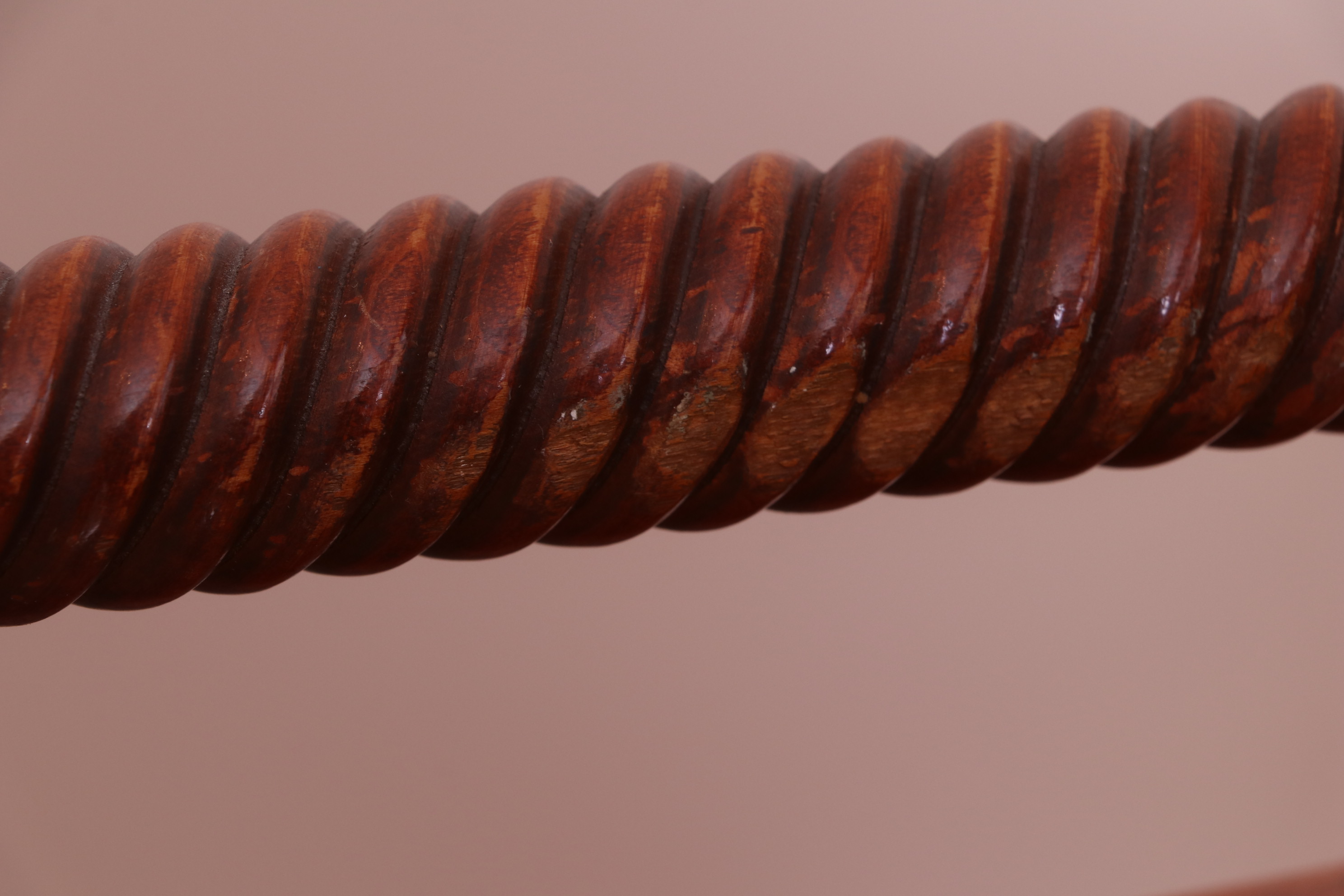 Willett "Wildwood" Cherry Barley Twist Gate-Leg Dining Table with Chairs