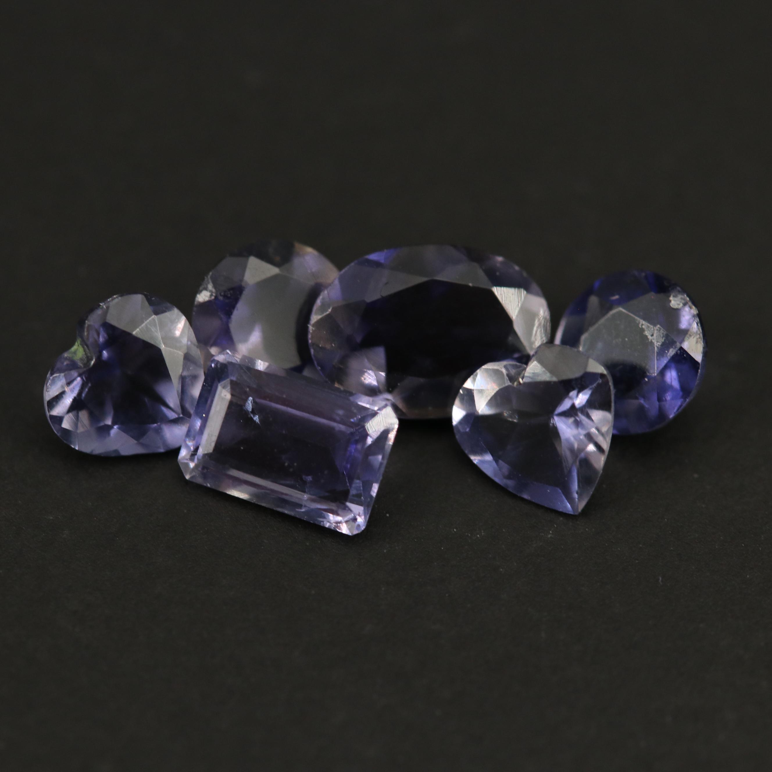 Loose 6.15 CTW Faceted Iolites