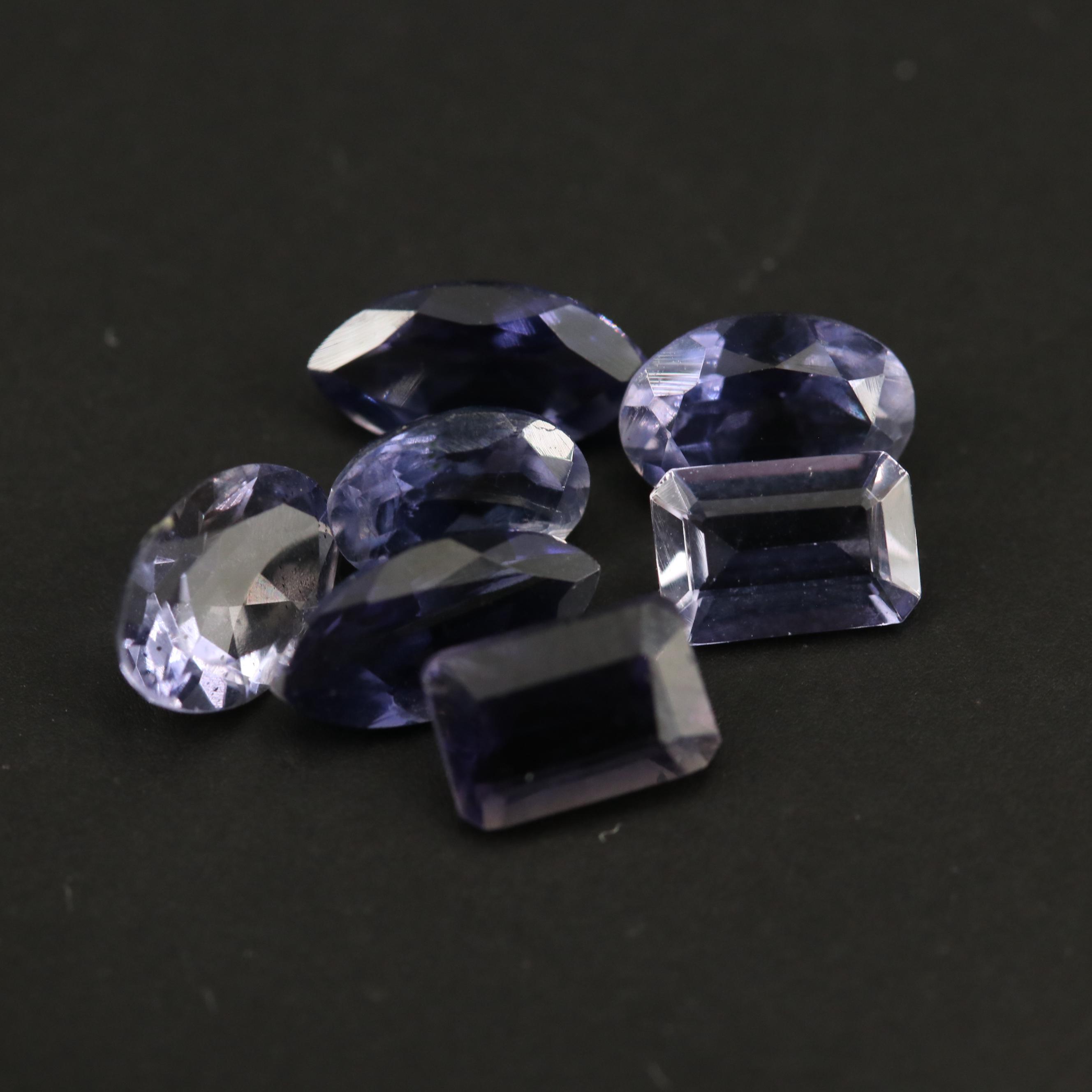 Loose 6.15 CTW Faceted Iolites