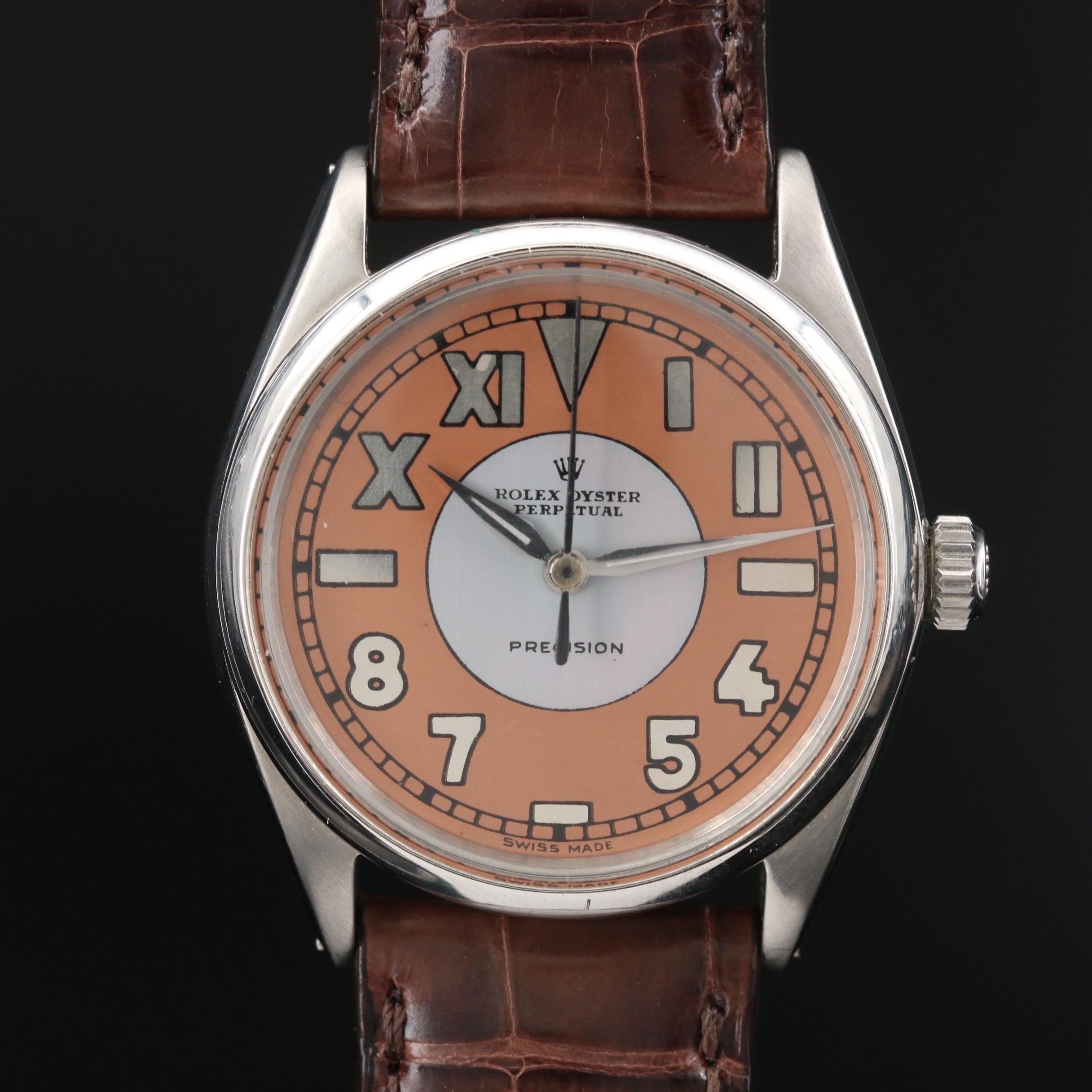 1963 Rolex Air-King 5500 Custom California Dial Stainless Steel Watch