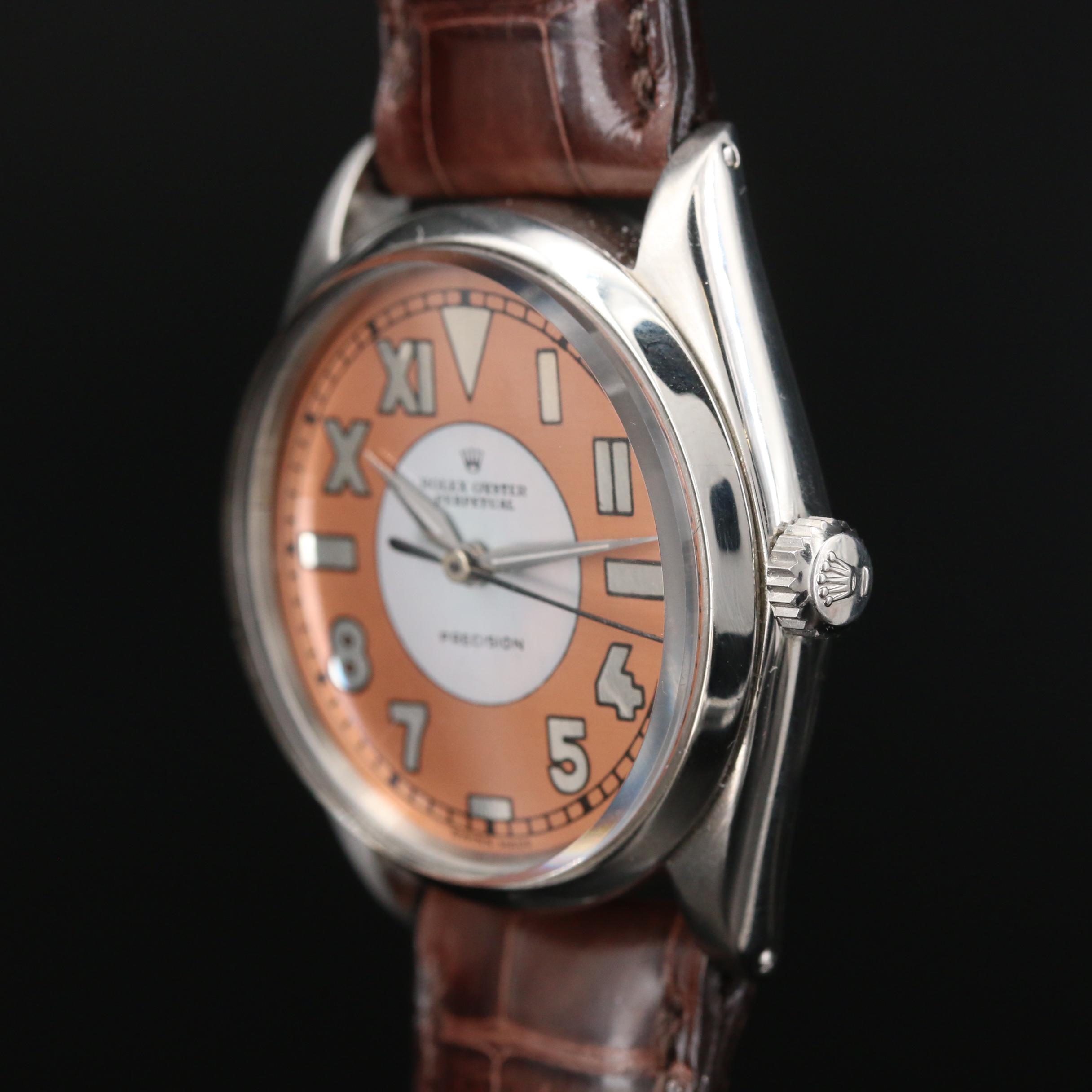 1963 Rolex Air-King 5500 Custom California Dial Stainless Steel Watch