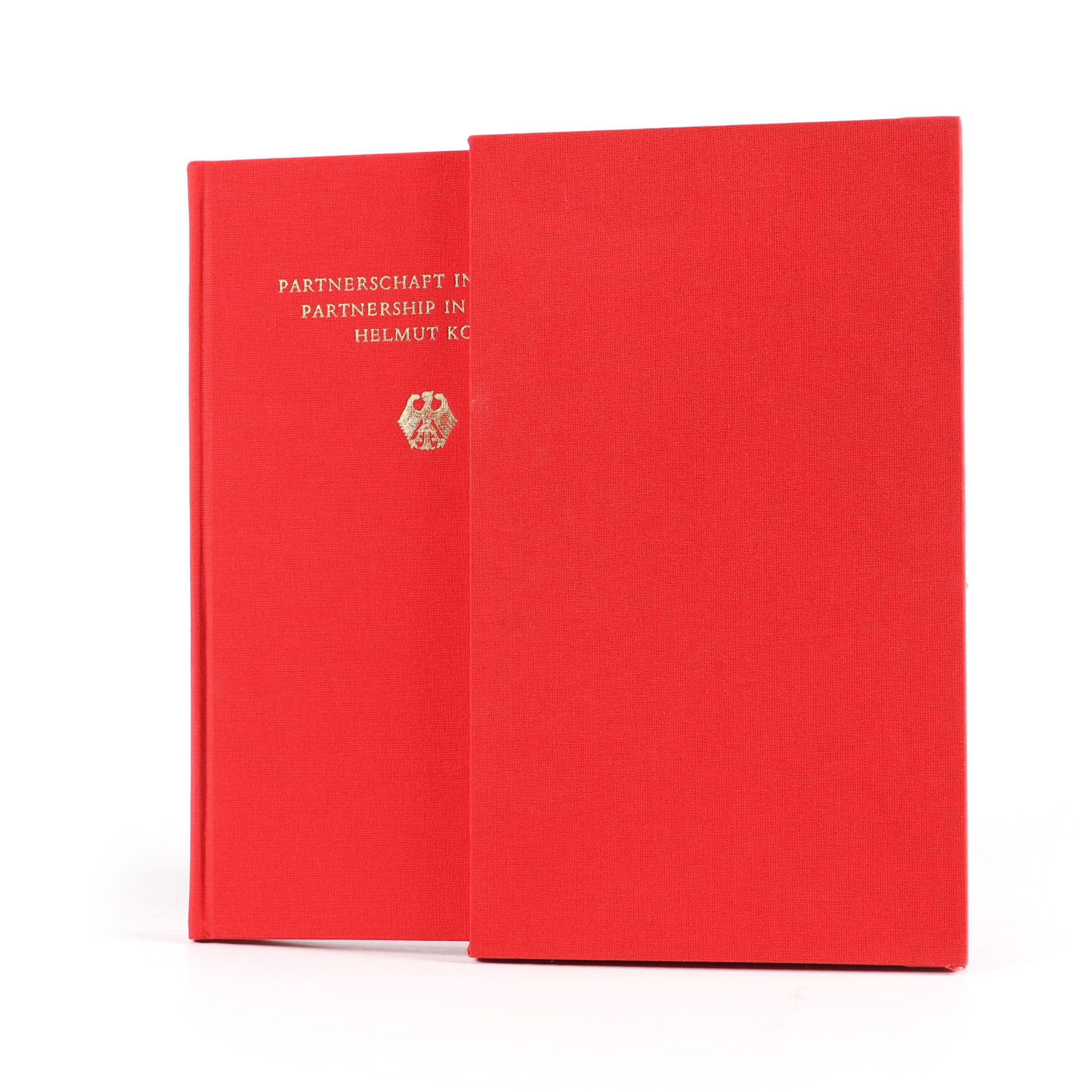 Helmut Kohl First Edition "Partnerschaft in Freiheit / Partnership in Liberty"