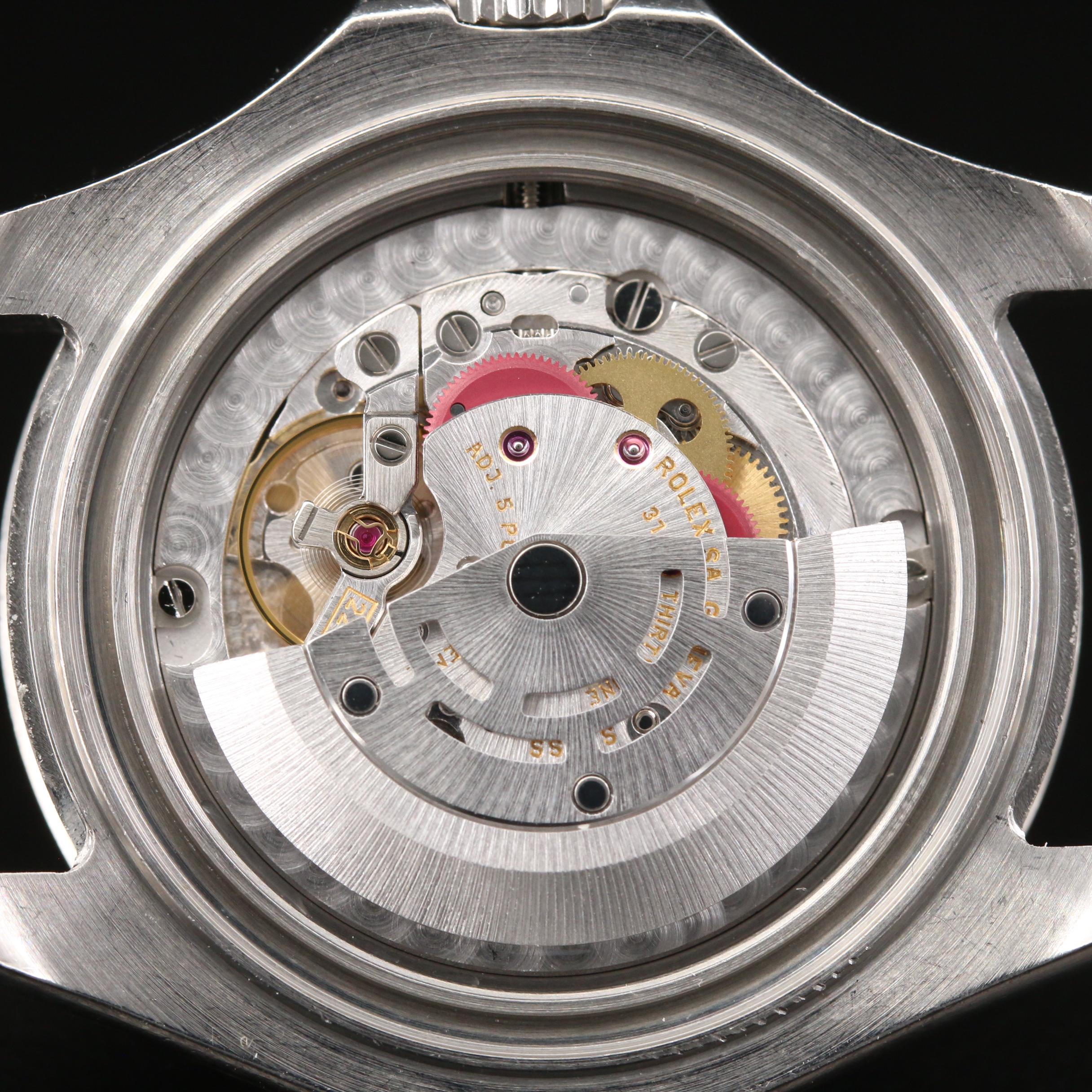 2000 Rolex Yacht-Master Midsize Platinum and Stainless Steel Watch