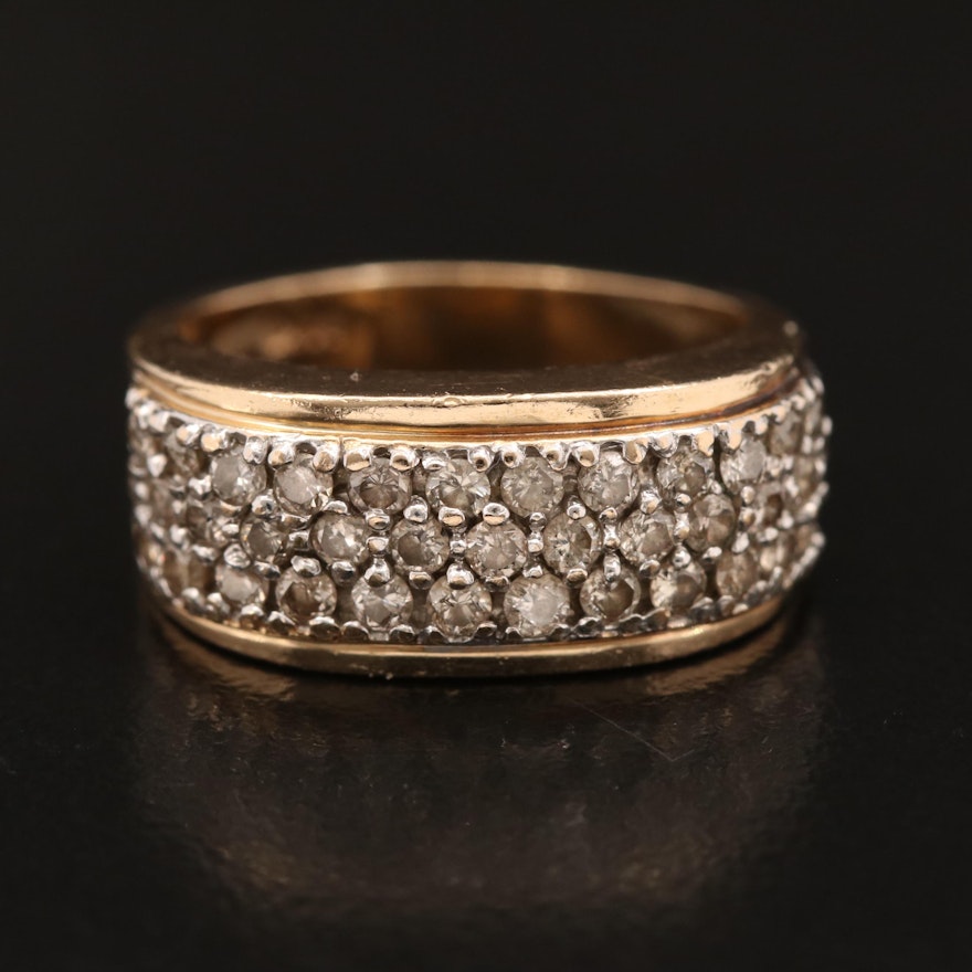 14K 1.01 CTW Diamond Band