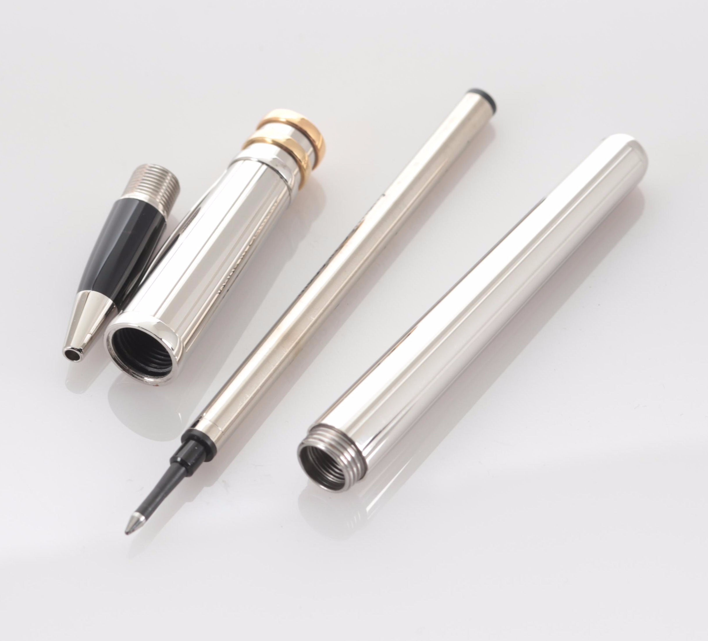 Cartier "Trinity" Screw Cap Ballpoint Pen in Original Case