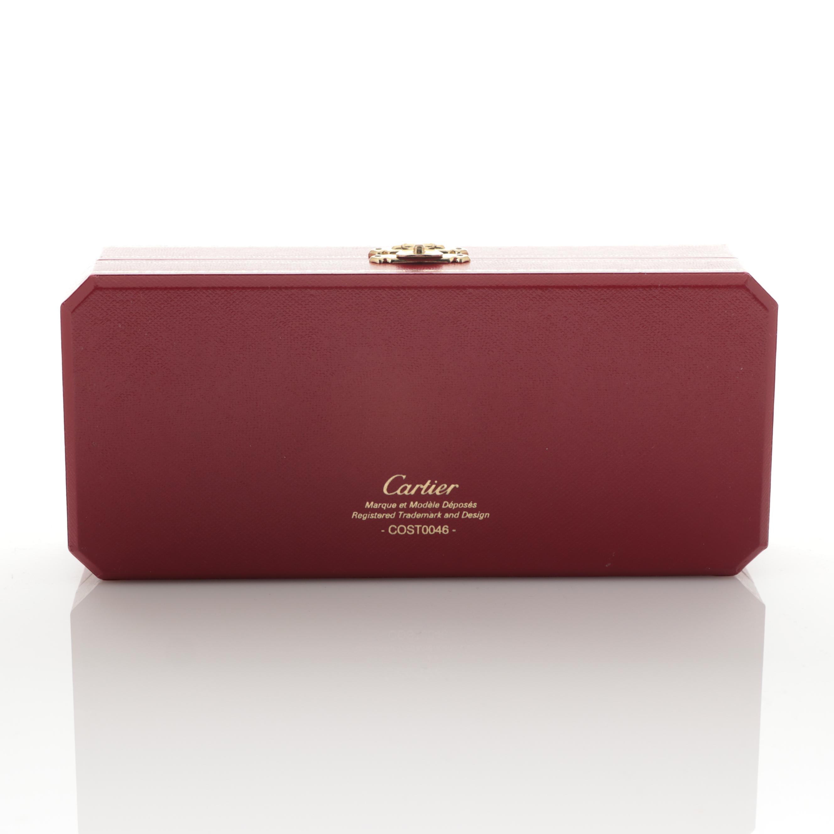 Cartier "Trinity" Screw Cap Ballpoint Pen in Original Case