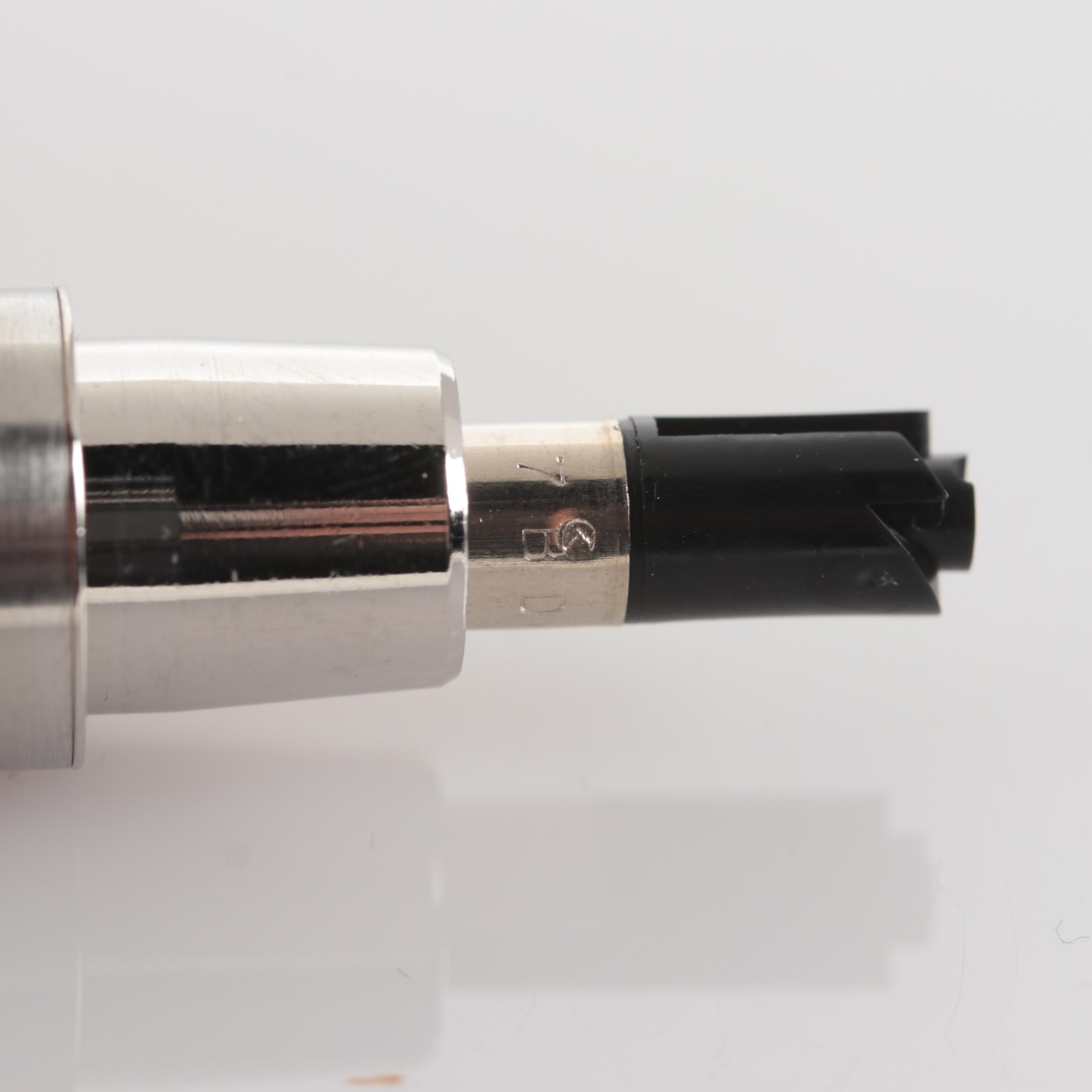 Cartier "Santos-Dumont" Brushed Metal Ballpoint Pen in Original Case