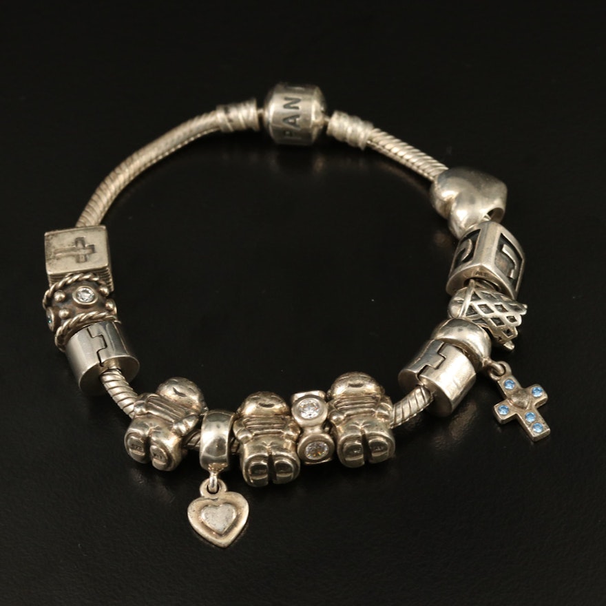 Pandora Sterling Charm Bracelet