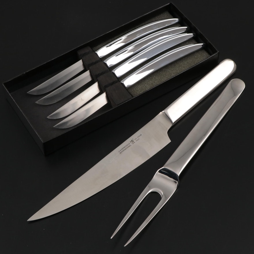 Zwilling J.A. Henckels Carving Set and Steak Knife Set