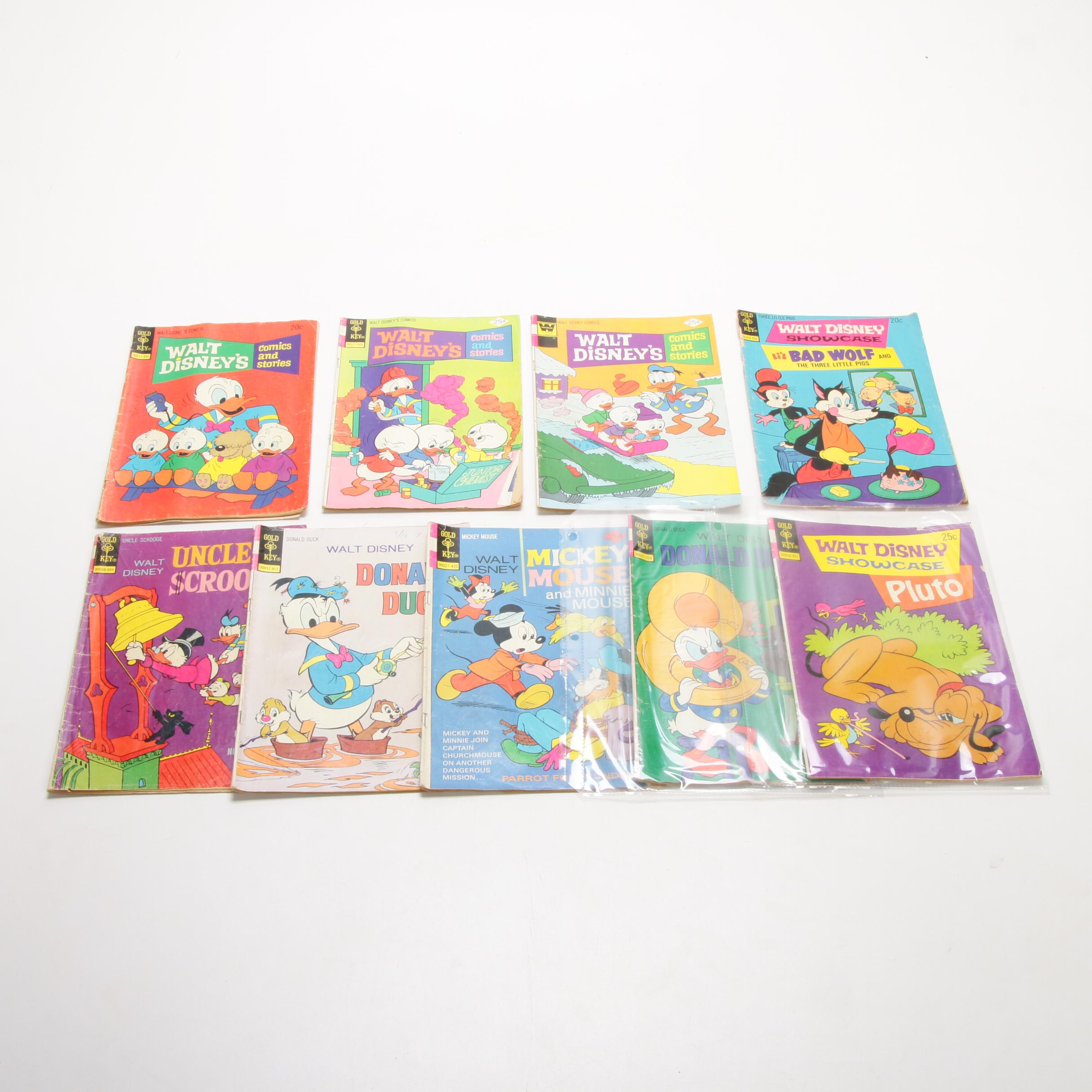 Walt Disney Vinyl Records and Comics, Mid-20th Century