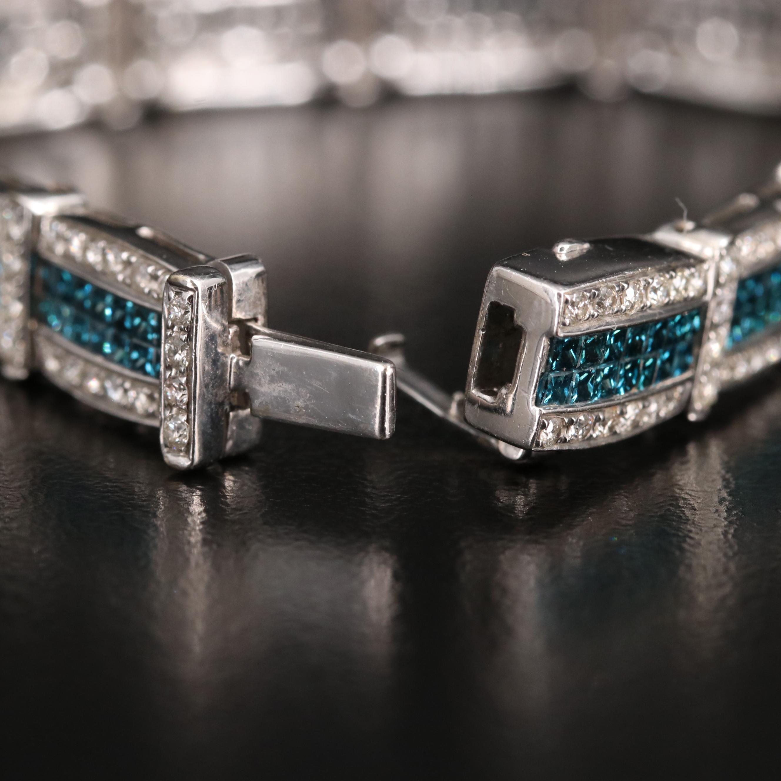 14K 6.95 CTW Diamond Bracelet