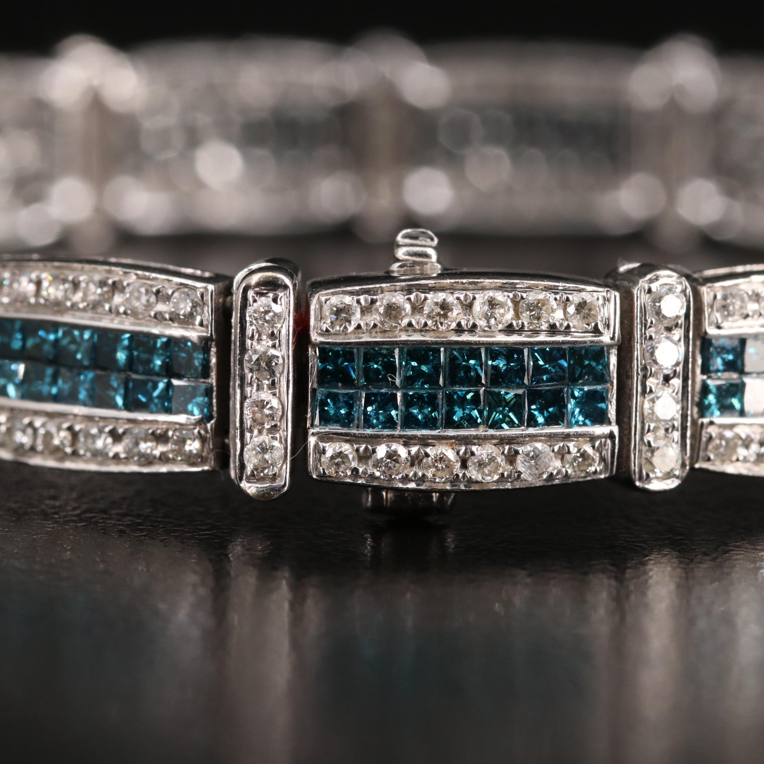 14K 6.95 CTW Diamond Bracelet